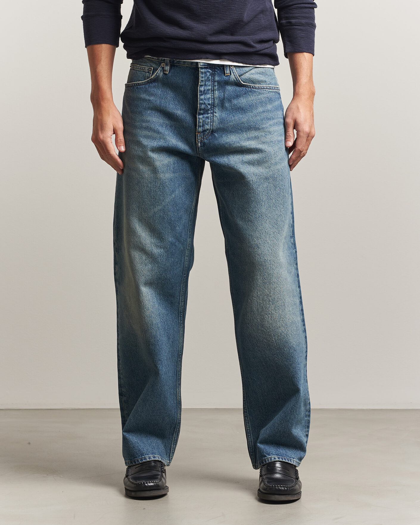 Hombres | Business & Beyond | Sunflower | Loose Jeans Blue Vintage