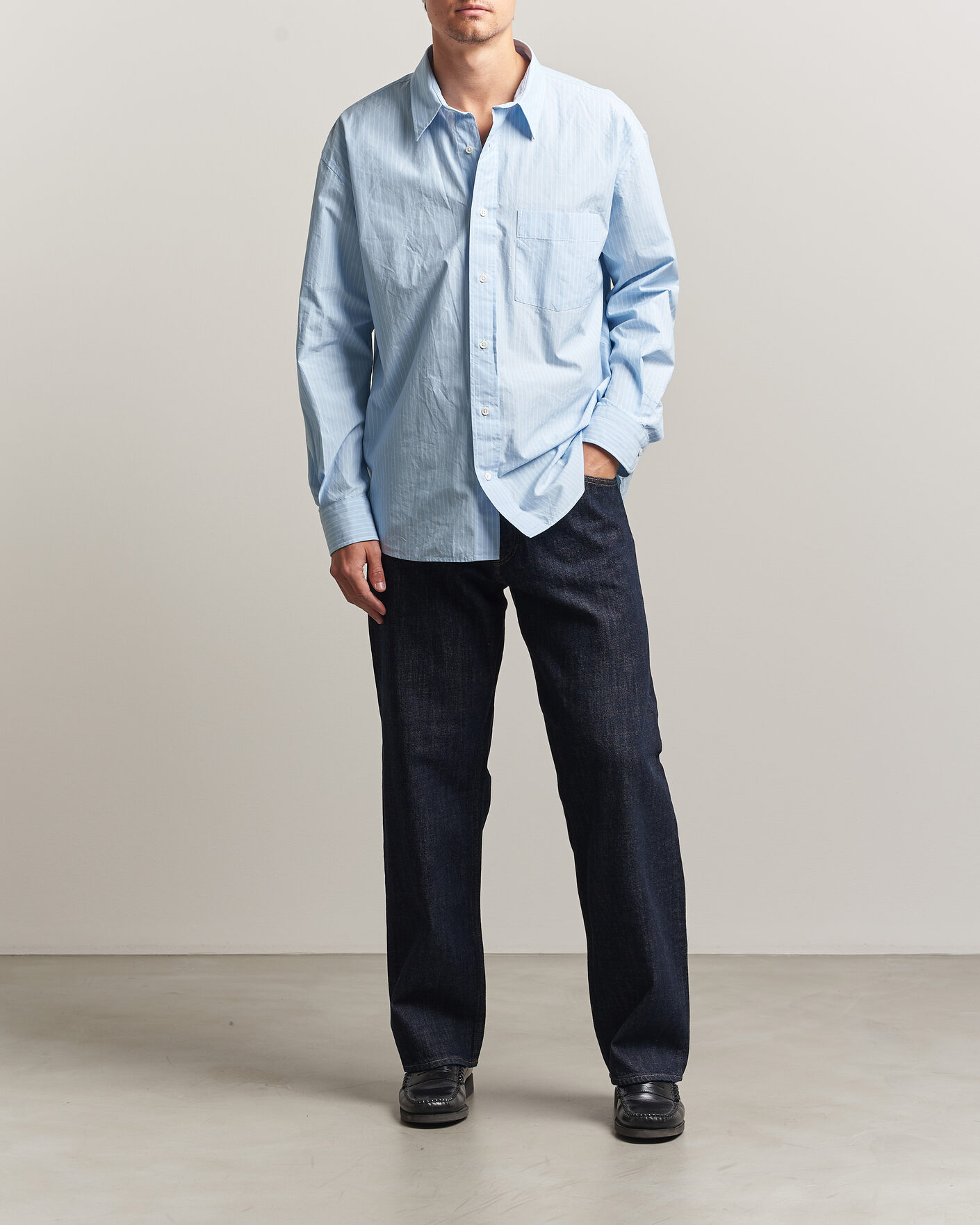 Hombres | Pantalones | Sunflower | Loose Jeans Simple Rinse