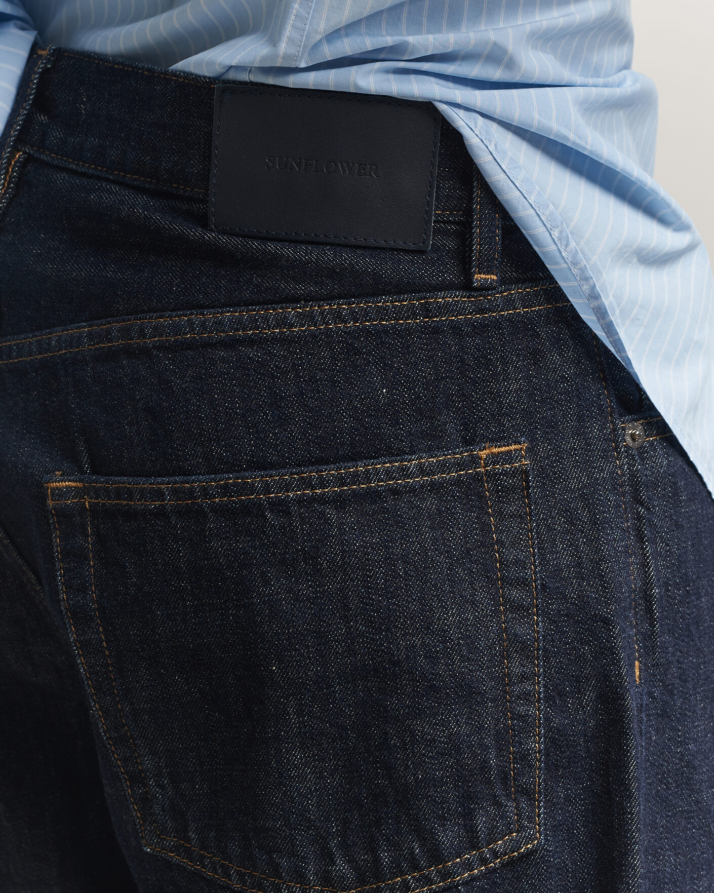 Hombres | Pantalones | Sunflower | Loose Jeans Simple Rinse