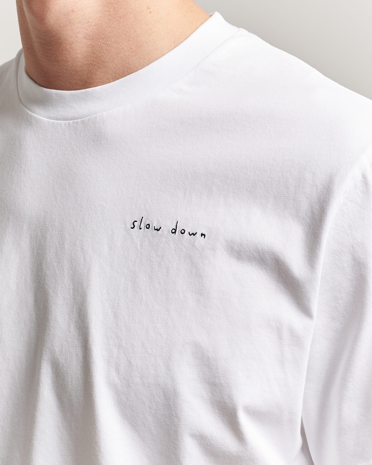 Hombres | Camisetas | Forét | Slow Down T-Shirt White