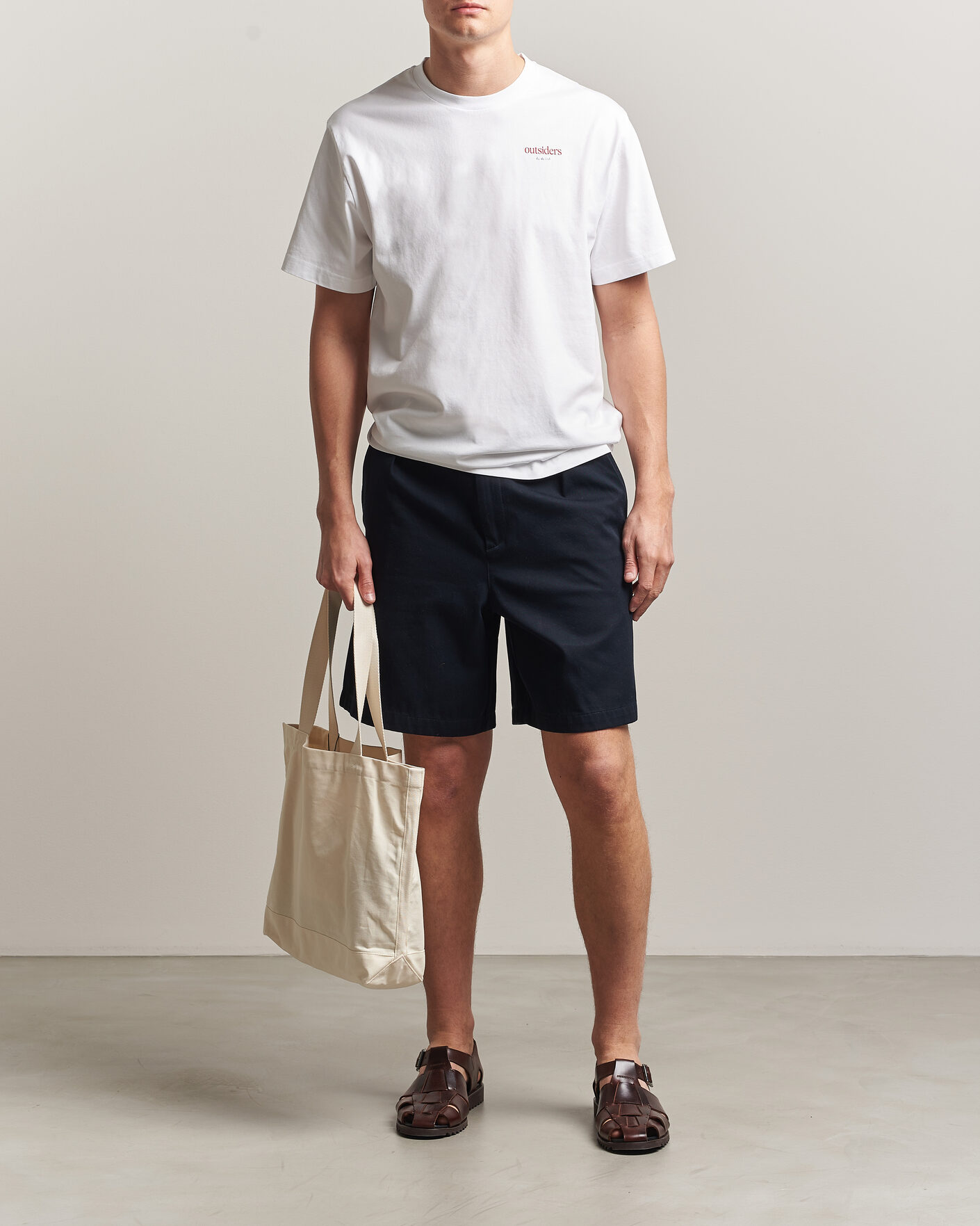 Hombres | Camisetas | Forét | To Do Back Print T-Shirt White