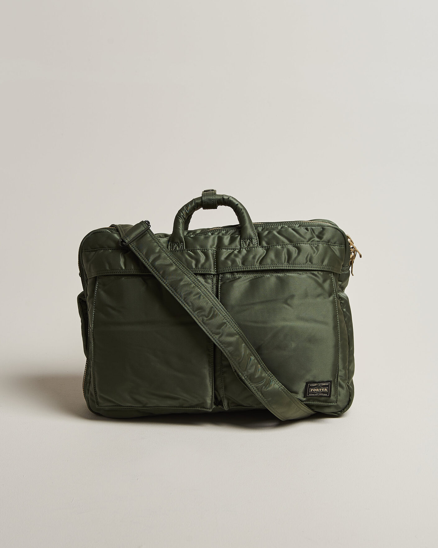 Hombres | Bolsos | Porter-Yoshida & Co. | Tanker 3Way Document Bag Sage Green