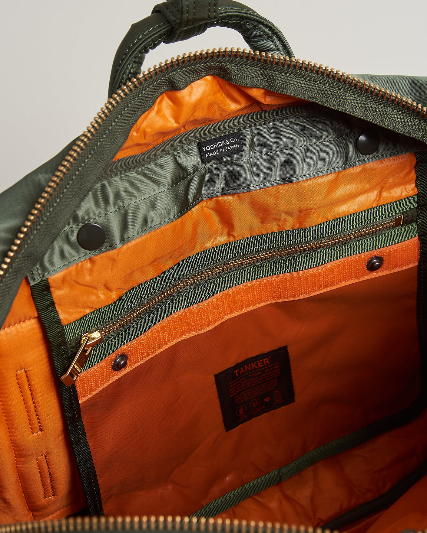 Hombres | Bolsos | Porter-Yoshida & Co. | Tanker 3Way Document Bag Sage Green