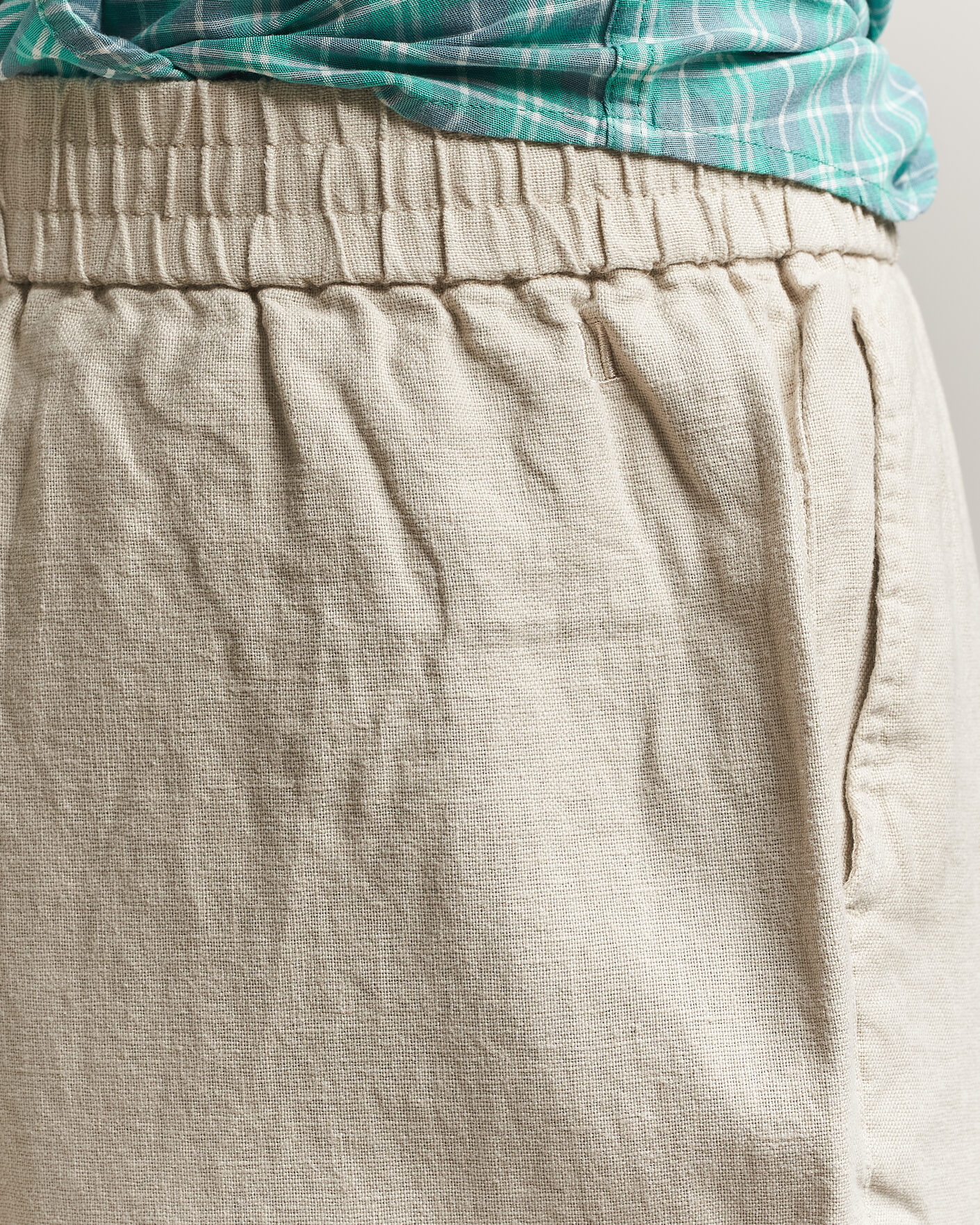 Hombres | Pantalones | LES DEUX | Linen Casual Pants Light Sand