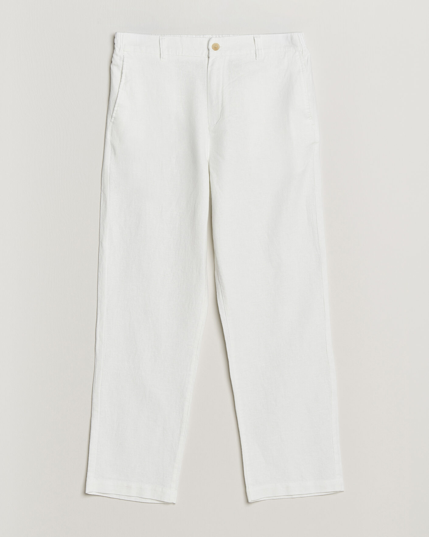 Hombres | Pantalones | LES DEUX | Linen Comfort Suit Pants White