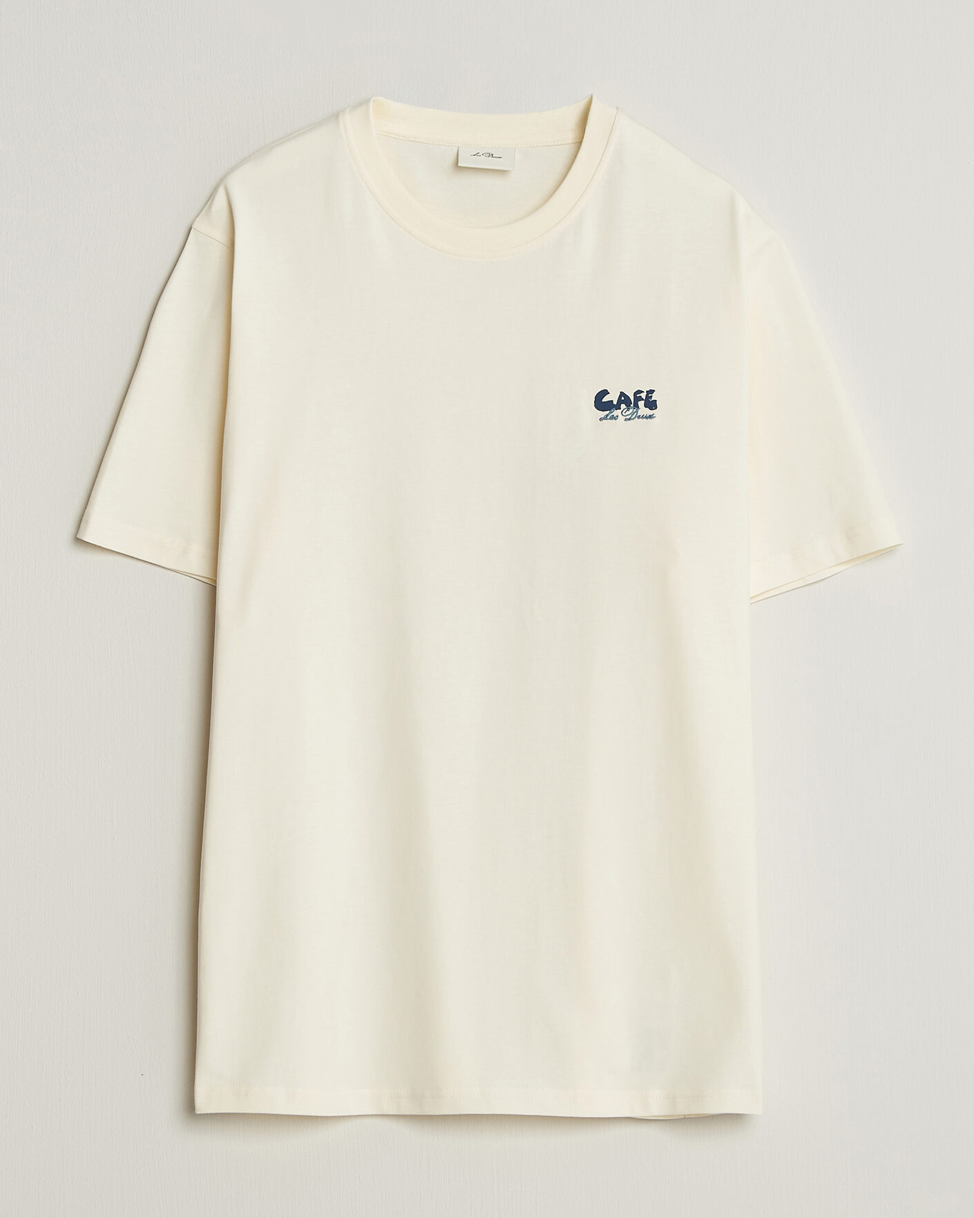 Hombres | Camisetas | LES DEUX | Café Backprint T-Shirt Light Ivory