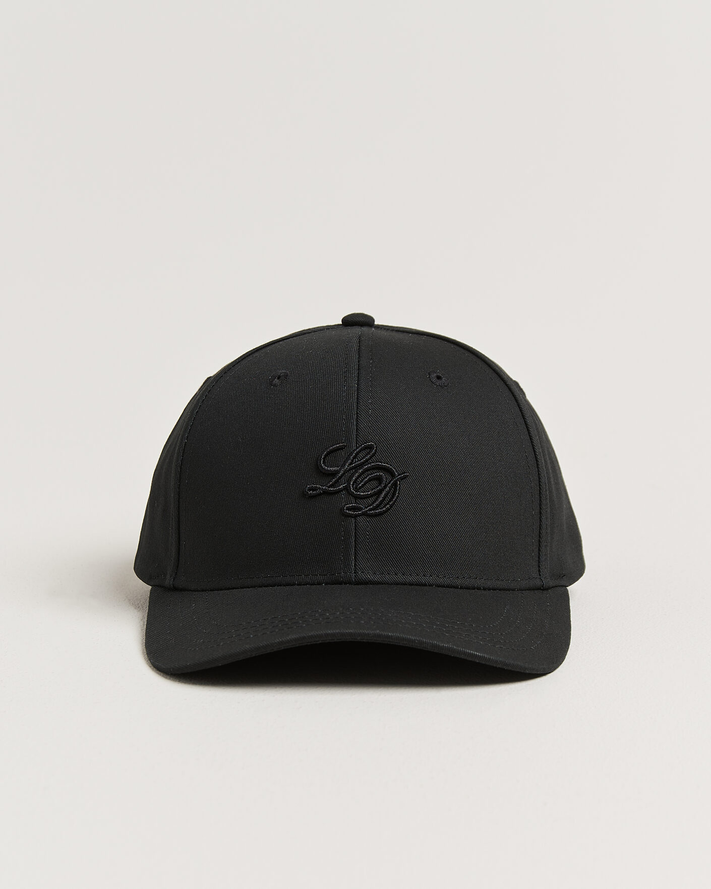 Hombres | Sombreros y gorras | LES DEUX | Tonal Baseball Cap Black