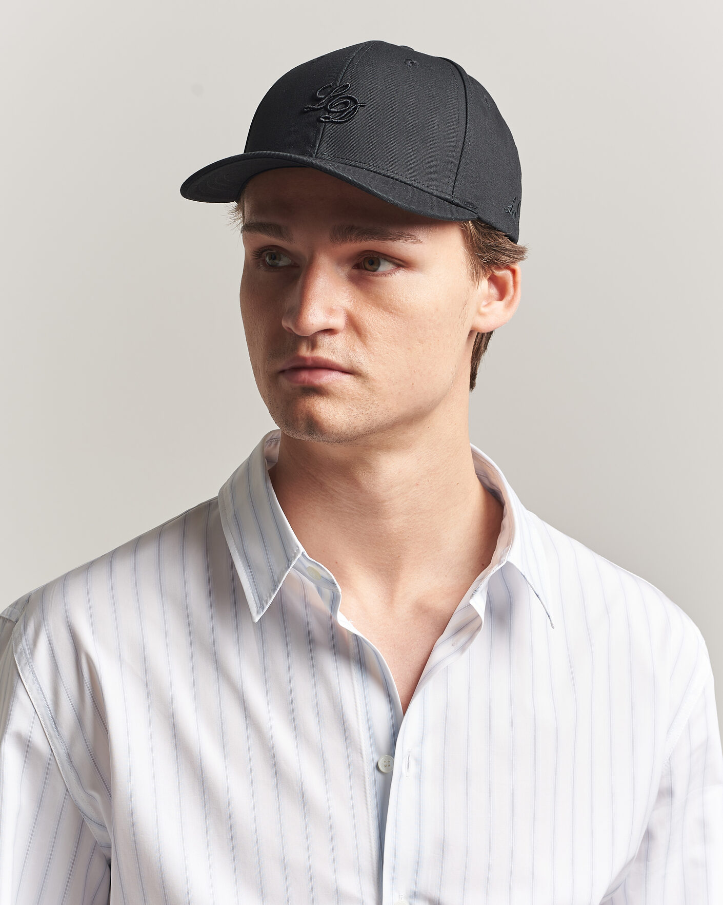 Hombres | Sombreros y gorras | LES DEUX | Tonal Baseball Cap Black