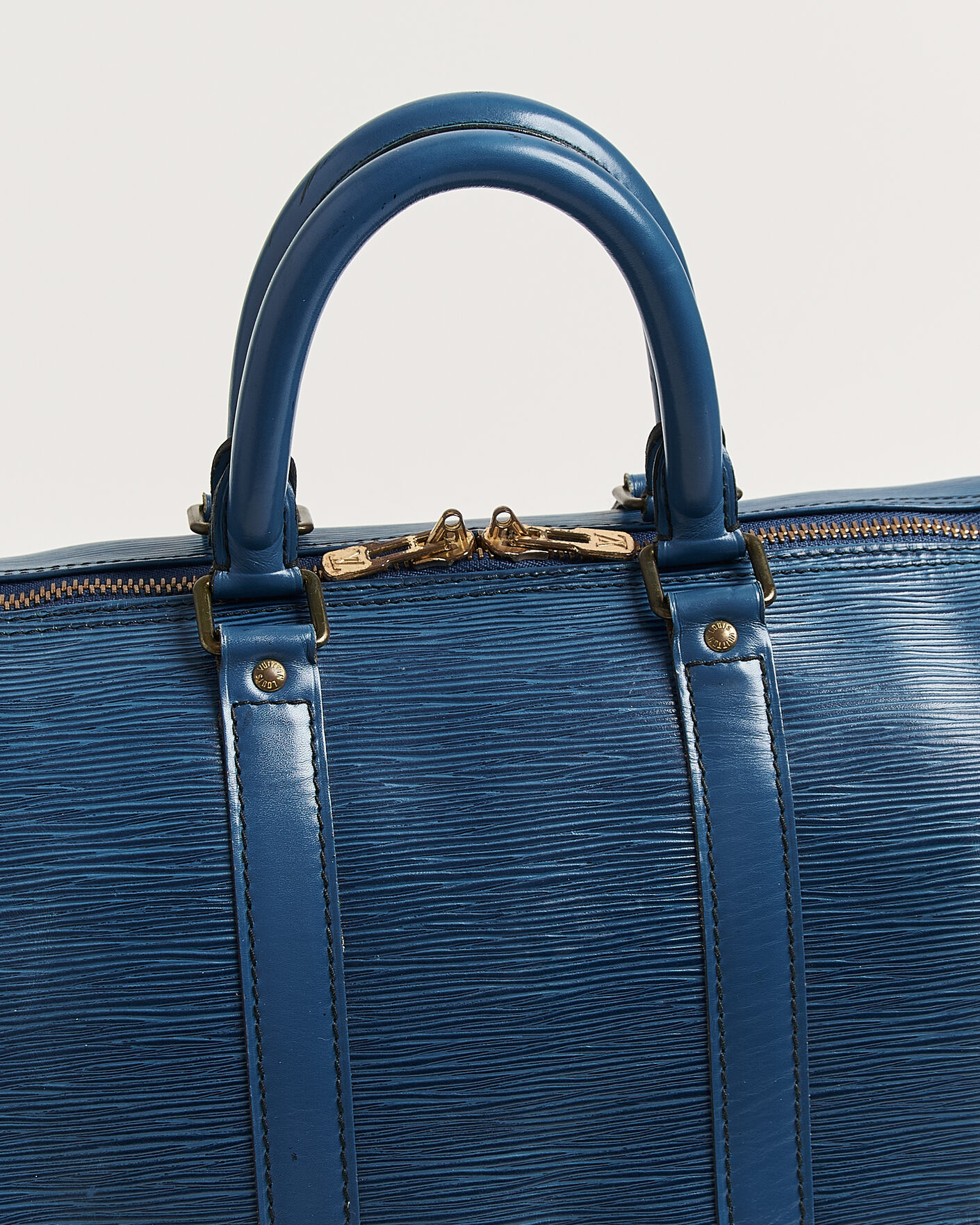 Hombres | Pre-Owned & Vintage Bags | Louis Vuitton Pre-Owned | Keepall 45 Epi Leather Blue