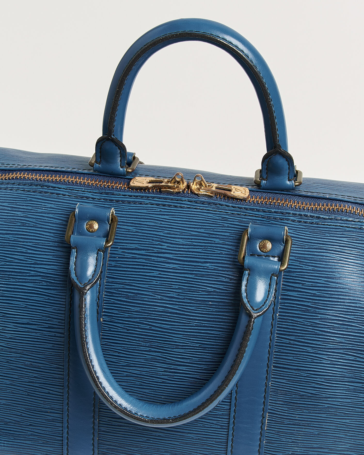 Hombres | Pre-Owned & Vintage Bags | Louis Vuitton Pre-Owned | Keepall 45 Epi Leather Blue