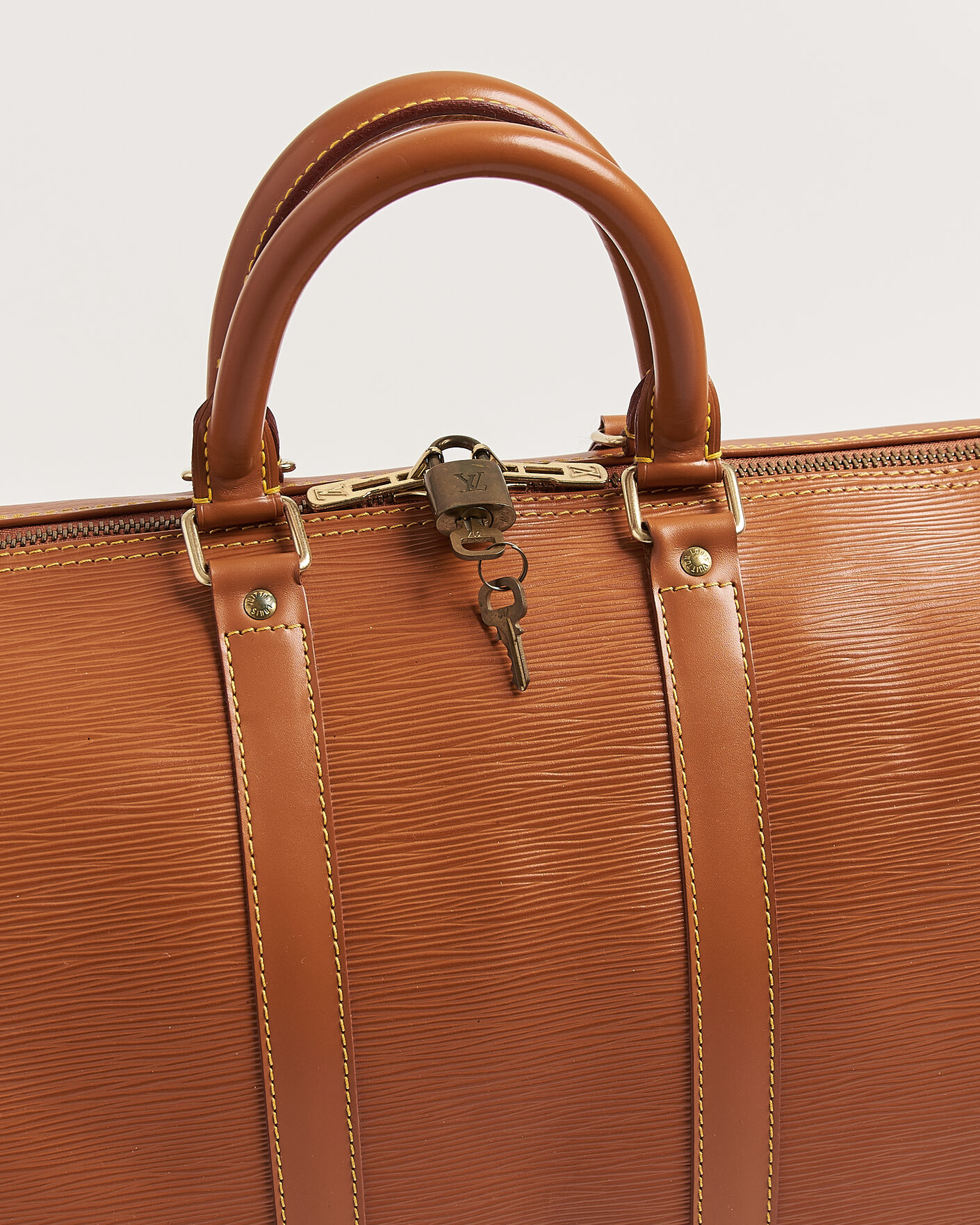 Hombres | Pre-Owned & Vintage Bags | Louis Vuitton Pre-Owned | Keepall Epi Leather 45 Brown