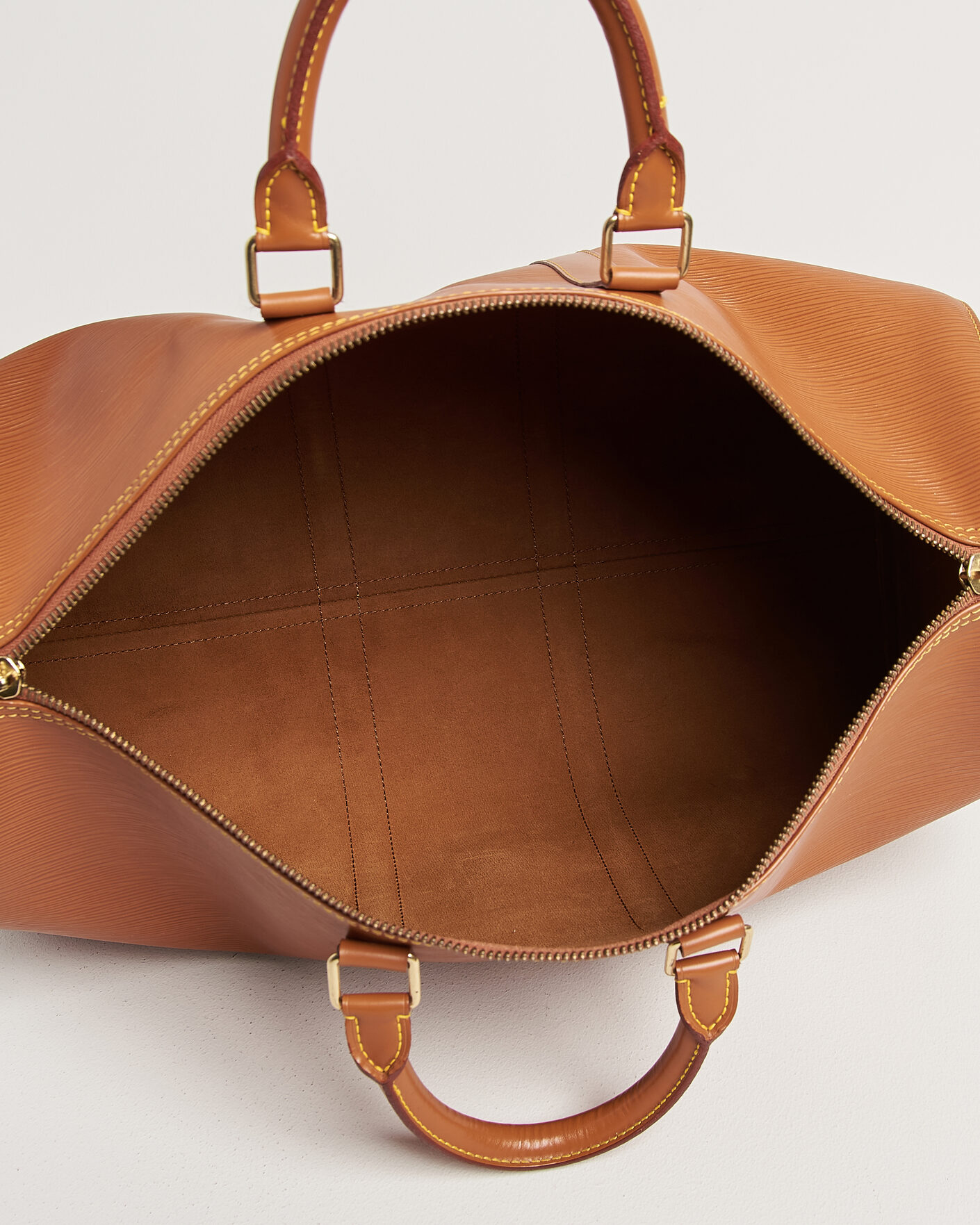 Hombres | Pre-Owned & Vintage Bags | Louis Vuitton Pre-Owned | Keepall Epi Leather 45 Brown