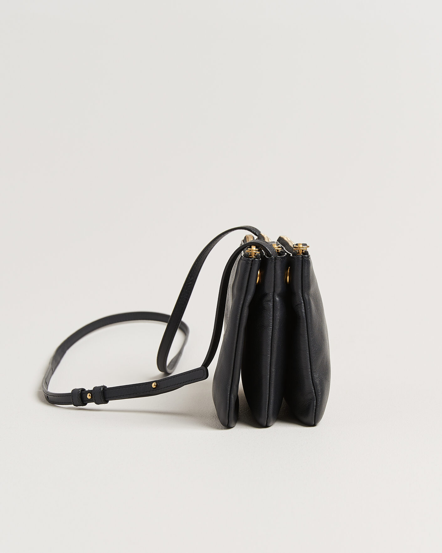 Hombres | Pre-Owned & Vintage Bags | Celine Pre-Owned | Trio Bag Small Leather Black