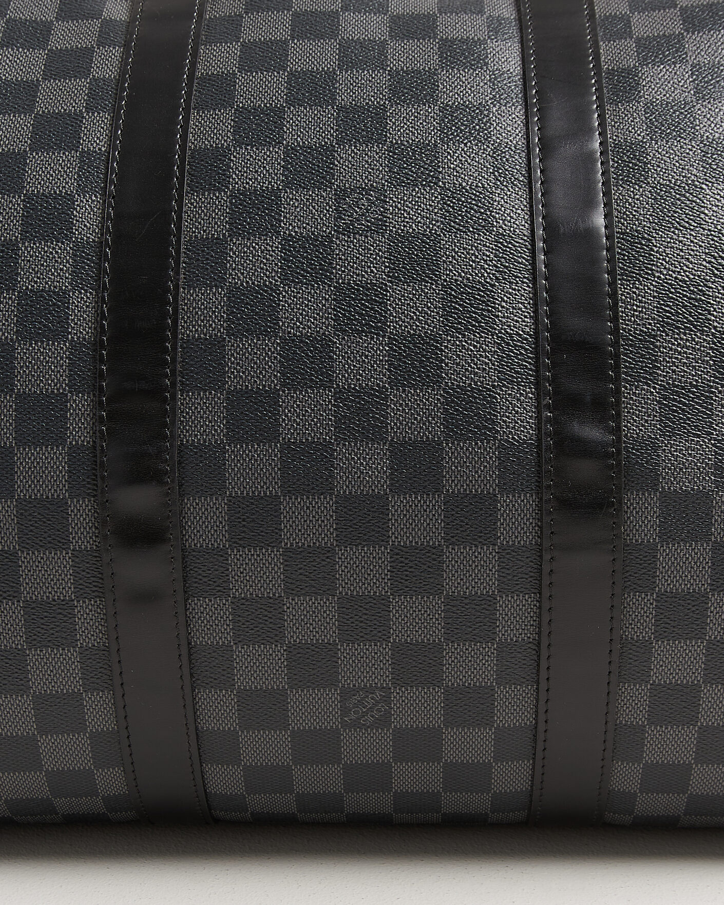 Hombres | Pre-Owned & Vintage Bags | Louis Vuitton Pre-Owned | Keepall Bandouliére 55 Damier Graphite
