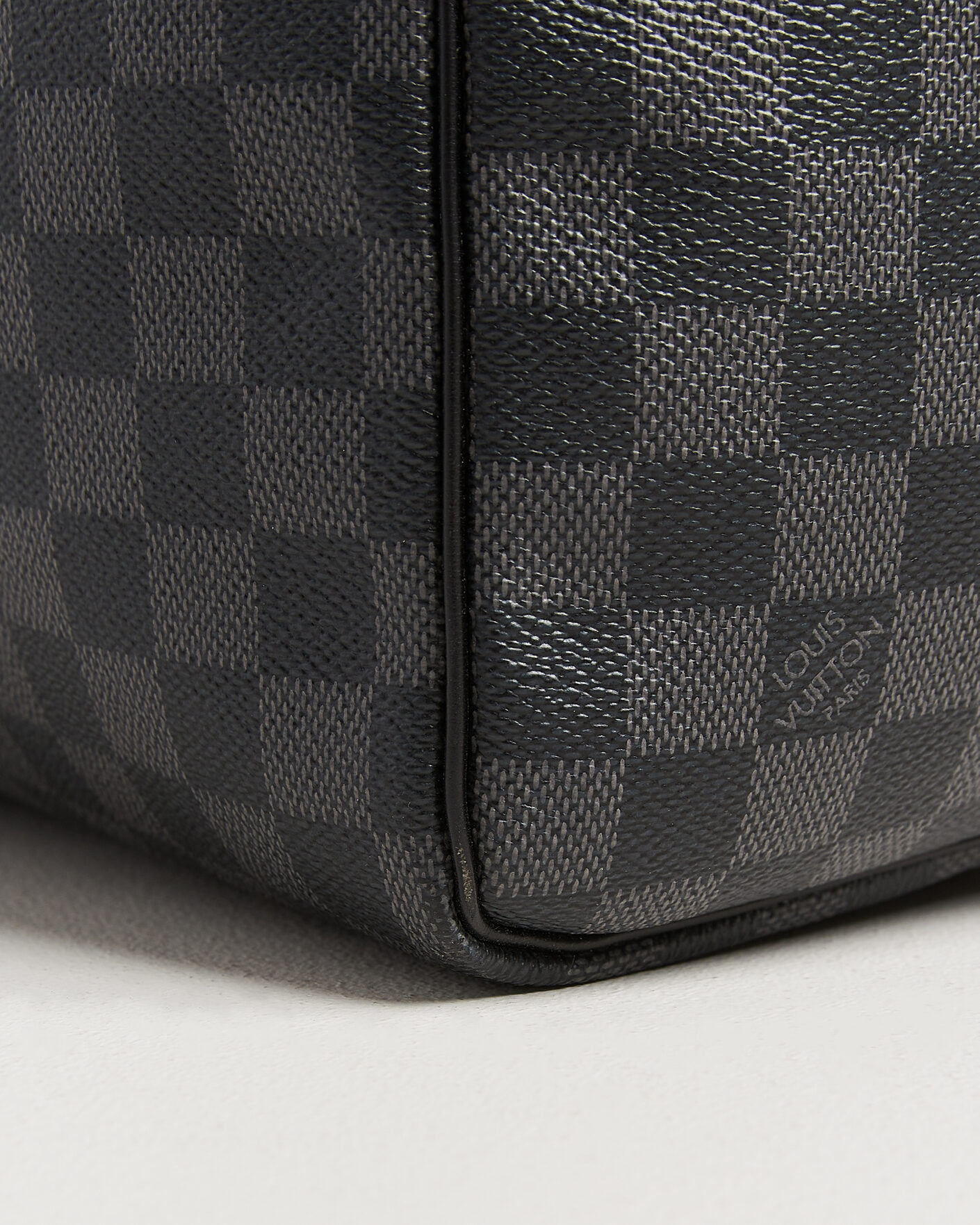 Hombres | Pre-Owned & Vintage Bags | Louis Vuitton Pre-Owned | Keepall Bandouliére 55 Damier Graphite