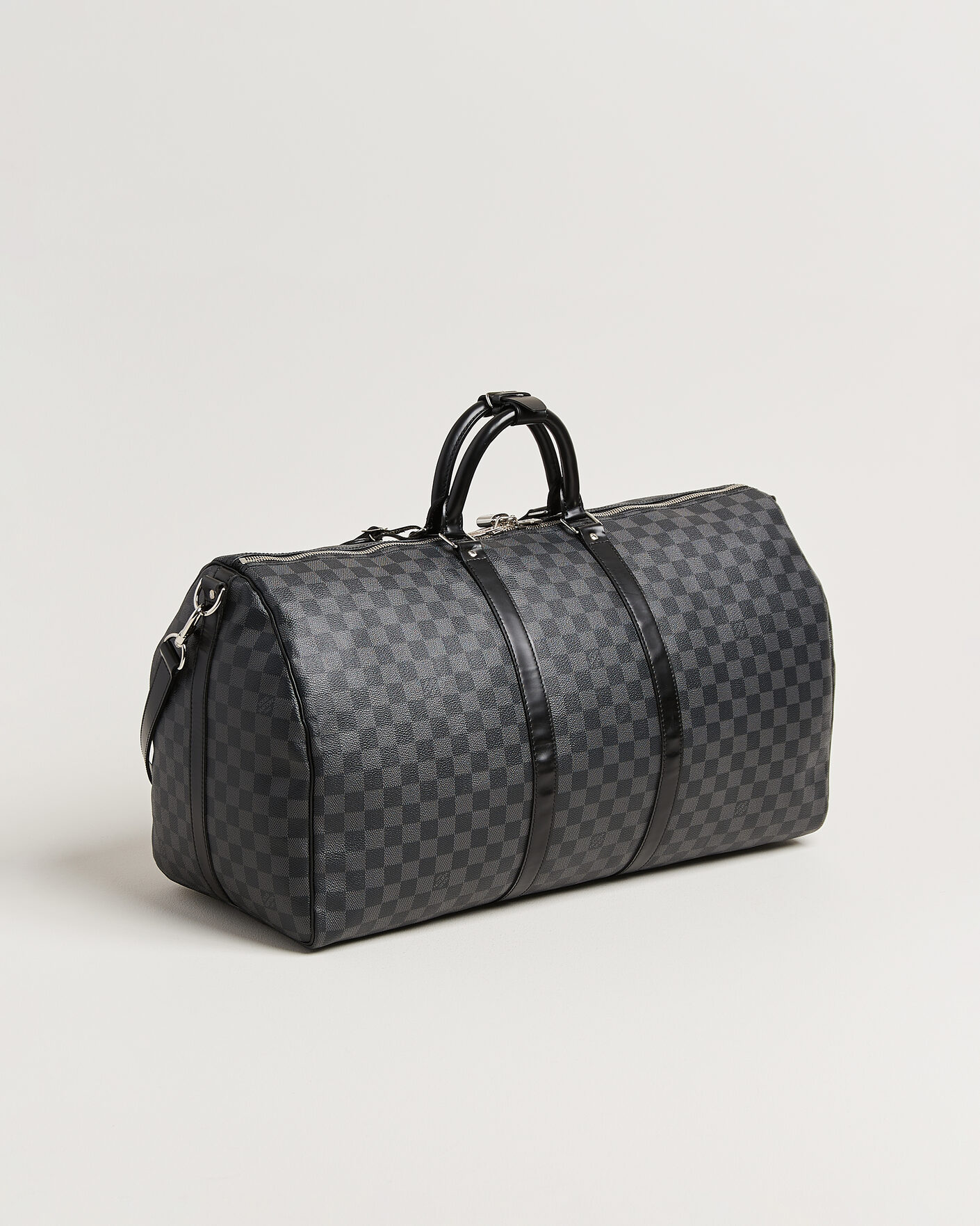 Hombres | Pre-Owned & Vintage Bags | Louis Vuitton Pre-Owned | Keepall Bandouliére 55 Damier Graphite