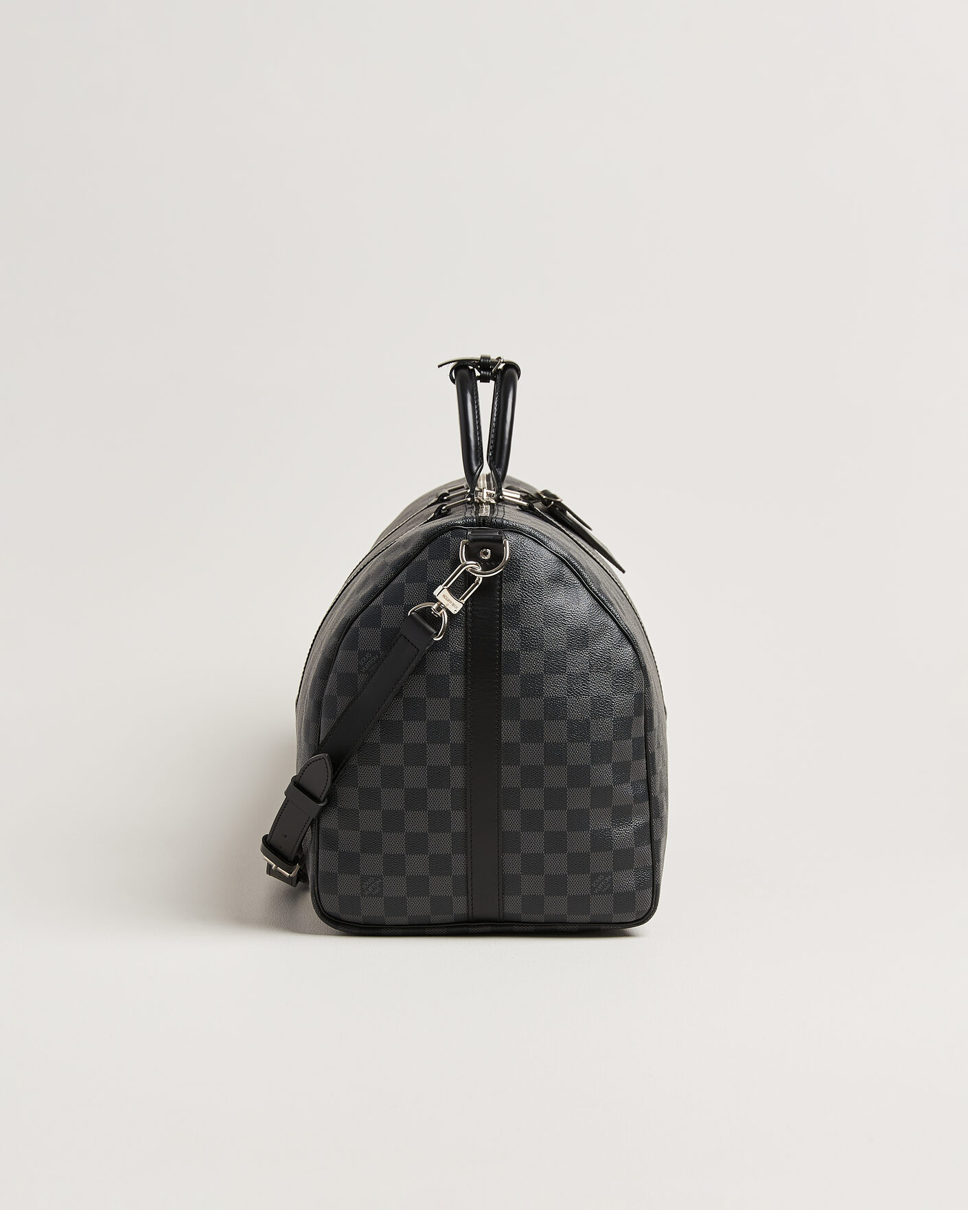 Hombres | Pre-Owned & Vintage Bags | Louis Vuitton Pre-Owned | Keepall Bandouliére 55 Damier Graphite