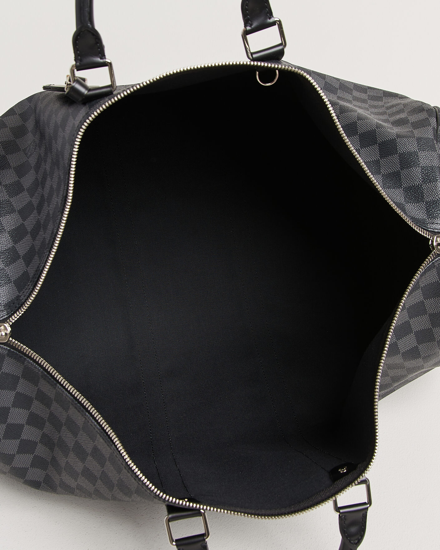 Hombres | Pre-Owned & Vintage Bags | Louis Vuitton Pre-Owned | Keepall Bandouliére 55 Damier Graphite