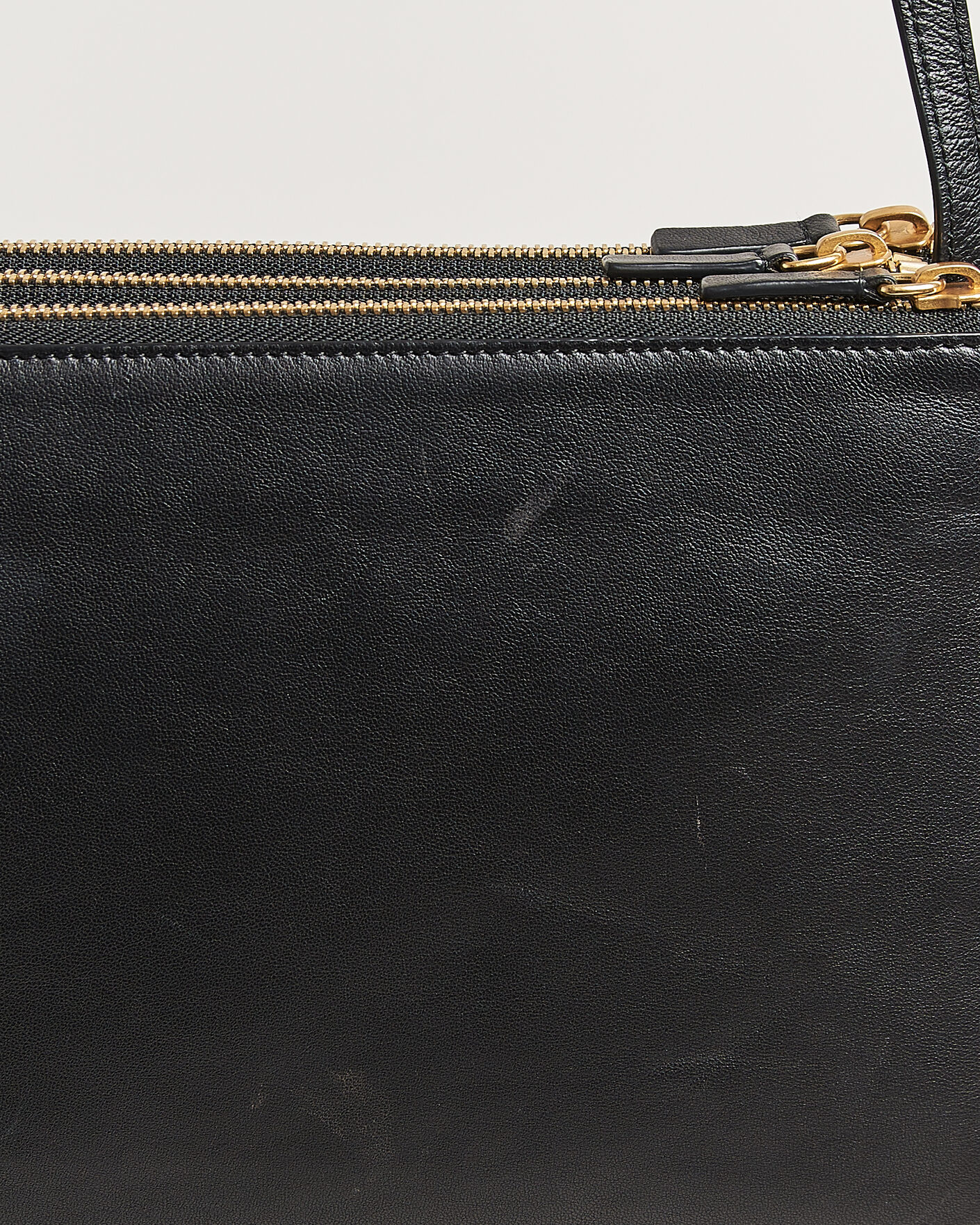 Hombres | Pre-Owned & Vintage Bags | Celine Pre-Owned | Trio Bag Medium Leather Black