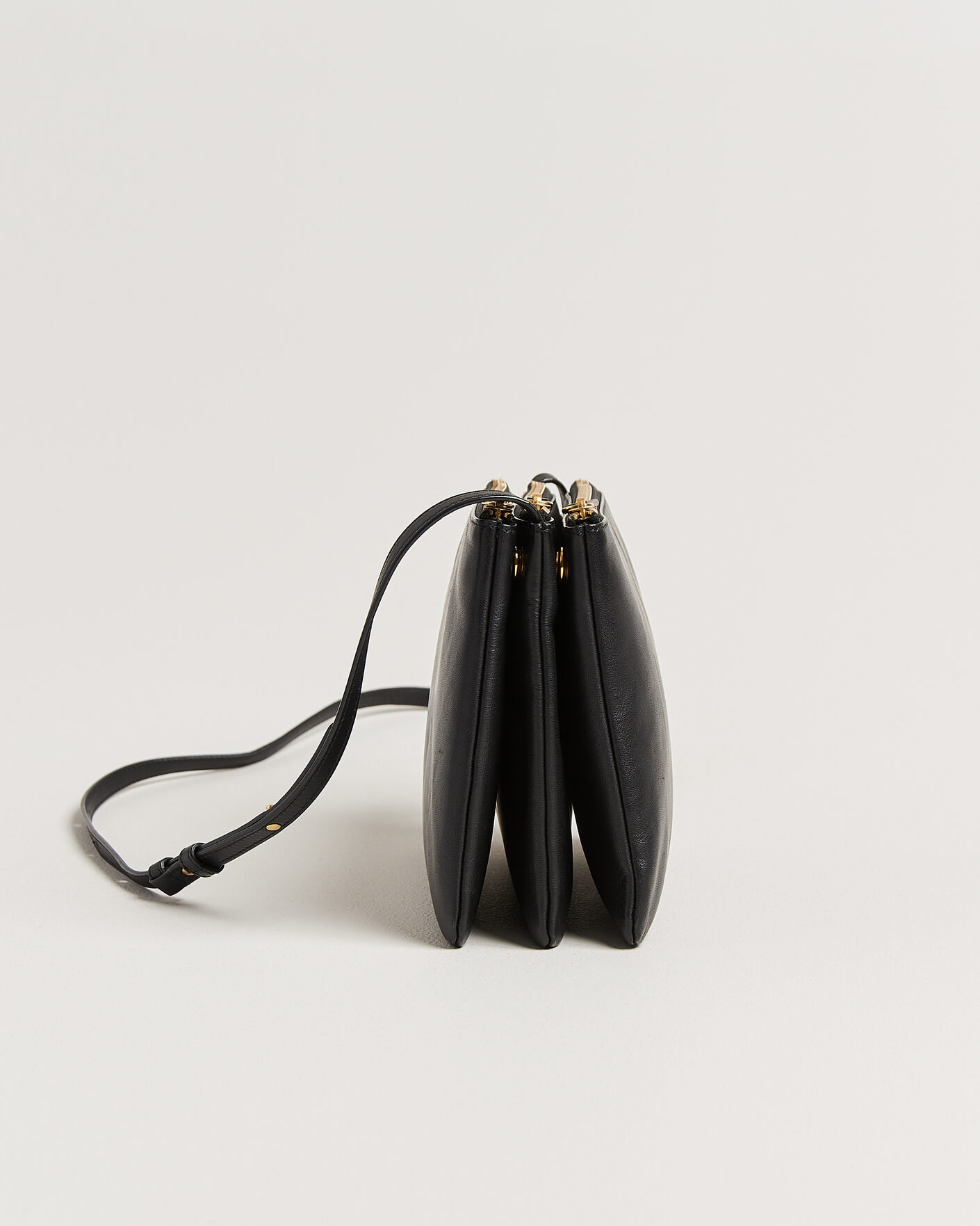 Hombres | Pre-Owned & Vintage Bags | Celine Pre-Owned | Trio Bag Medium Leather Black