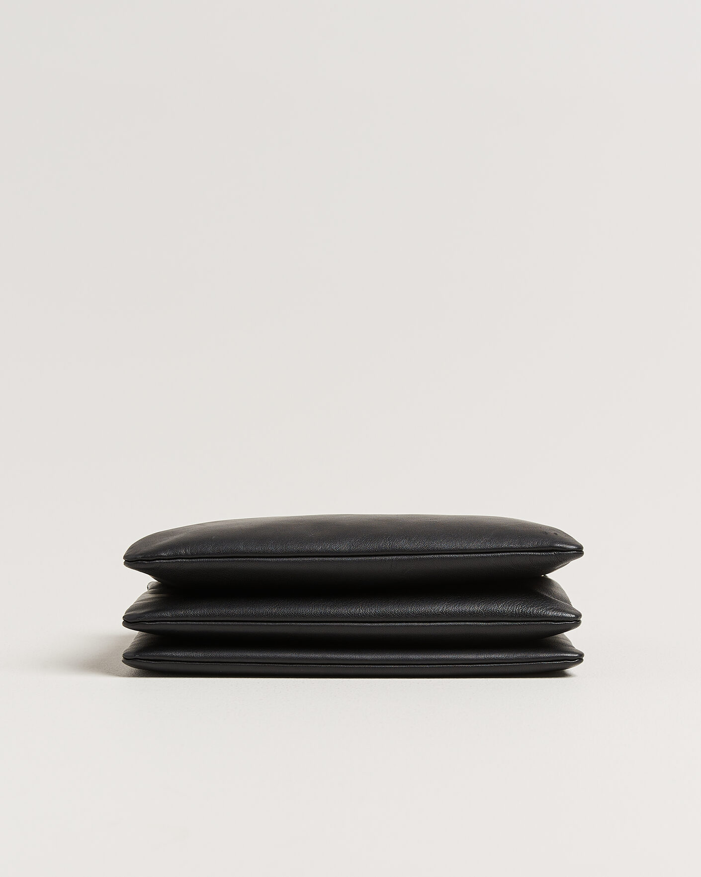 Hombres | Pre-Owned & Vintage Bags | Celine Pre-Owned | Trio Bag Medium Leather Black