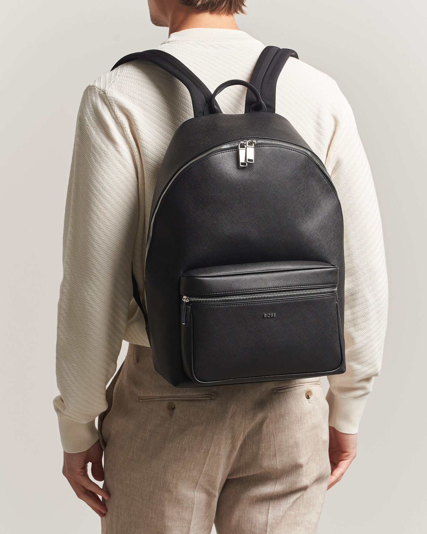 Hombres | Bolsos | BOSS BLACK | Northon Leather Backpack Black