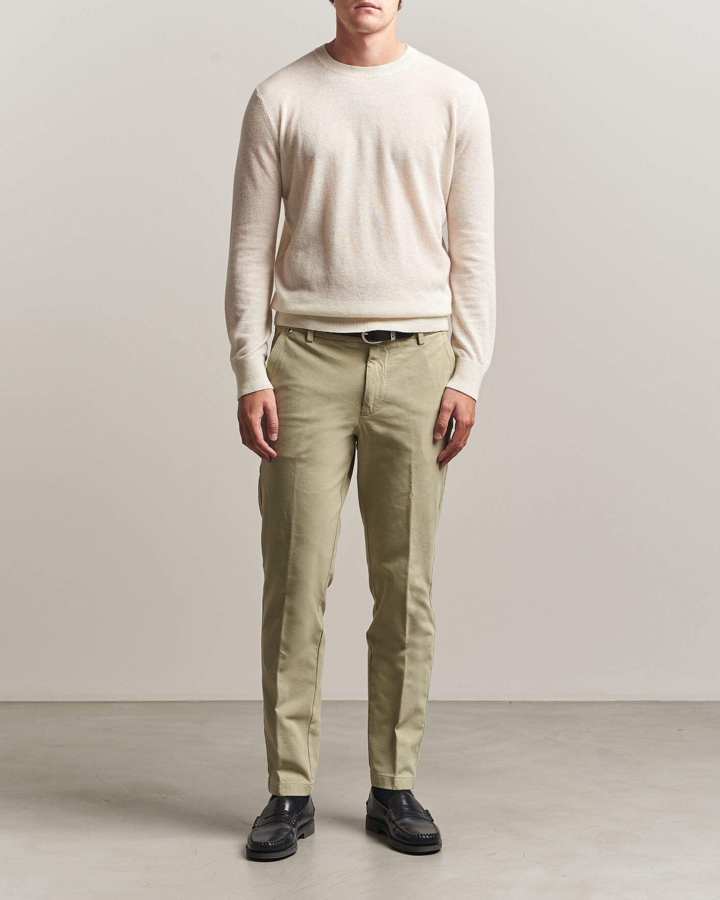 Hombres | Pantalones | BOSS BLACK | Kaiton Structured Chinos Sage