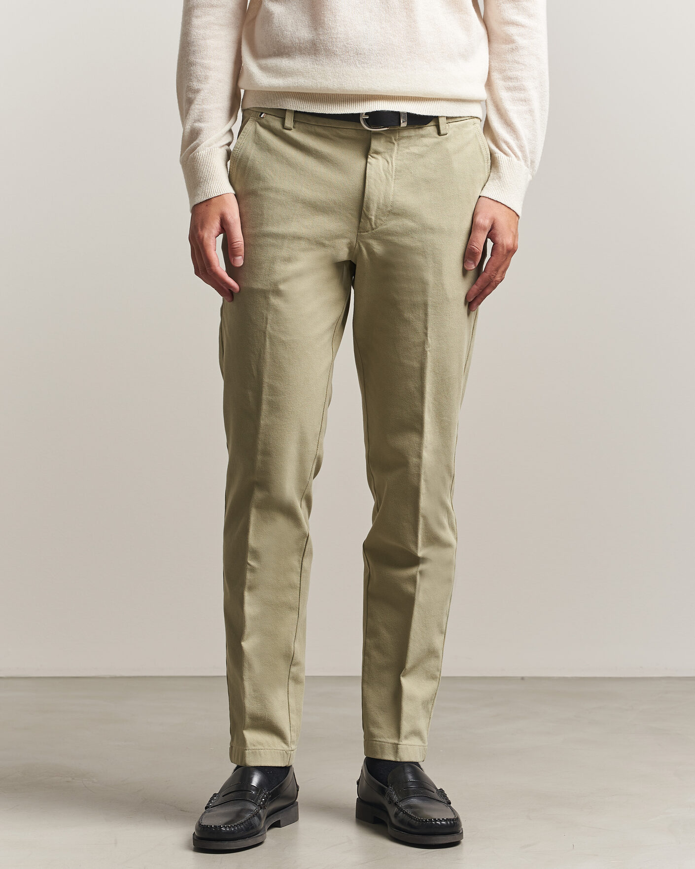 Hombres | Pantalones | BOSS BLACK | Kaiton Structured Chinos Sage