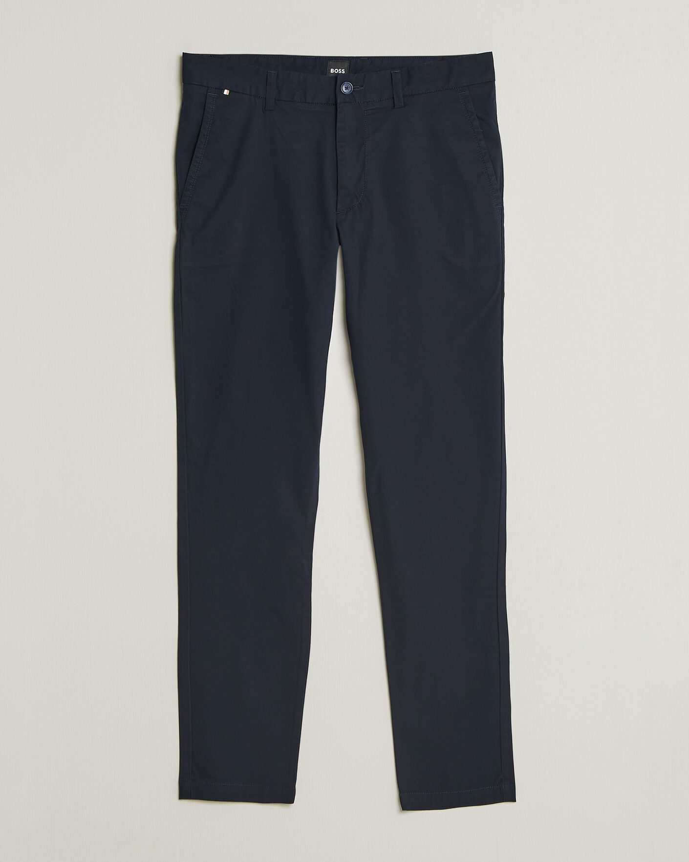 Hombres | Pantalones | BOSS BLACK | Kaiton Structured Chinos Dark Blue