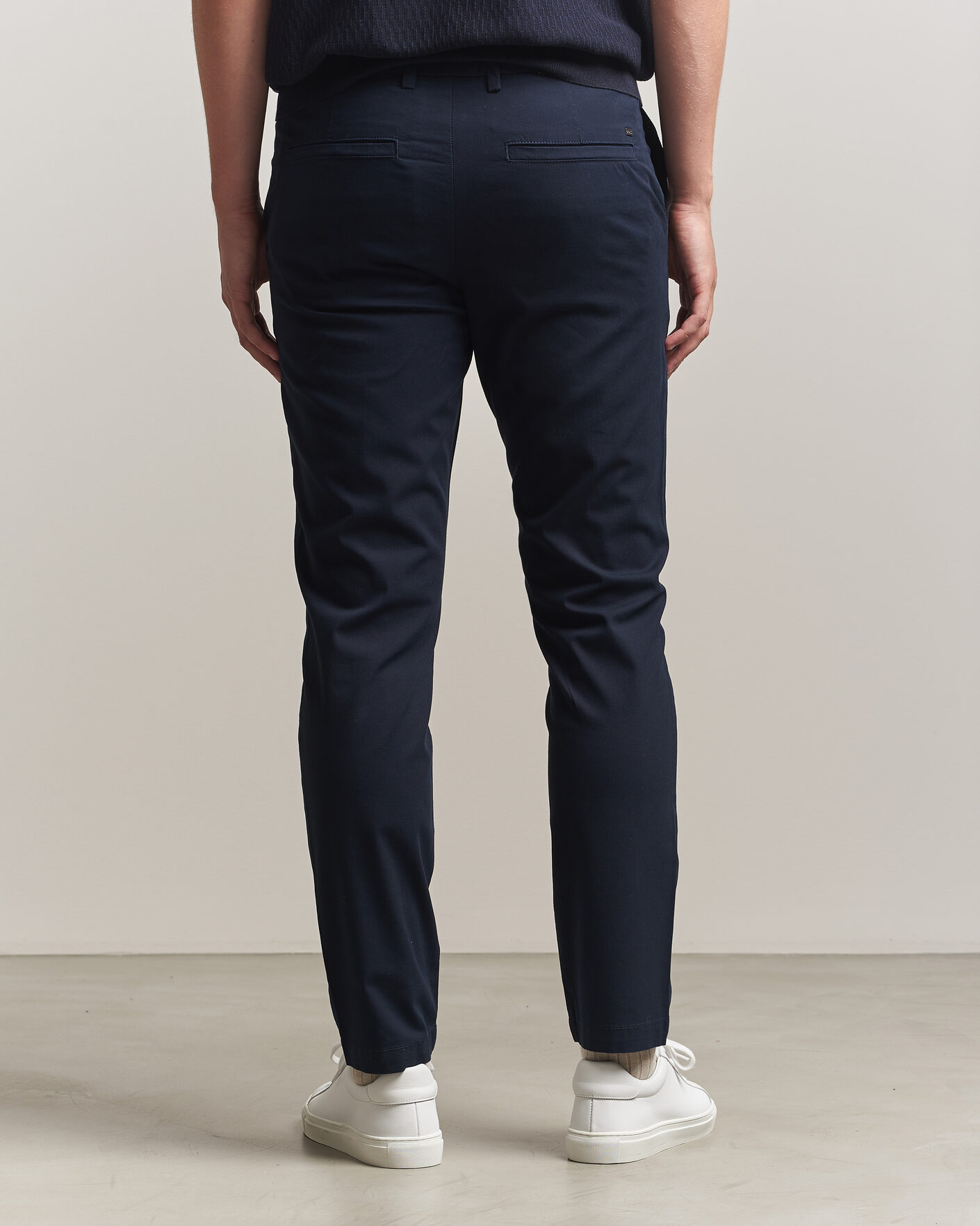 Hombres | Pantalones | BOSS BLACK | Kaiton Structured Chinos Dark Blue