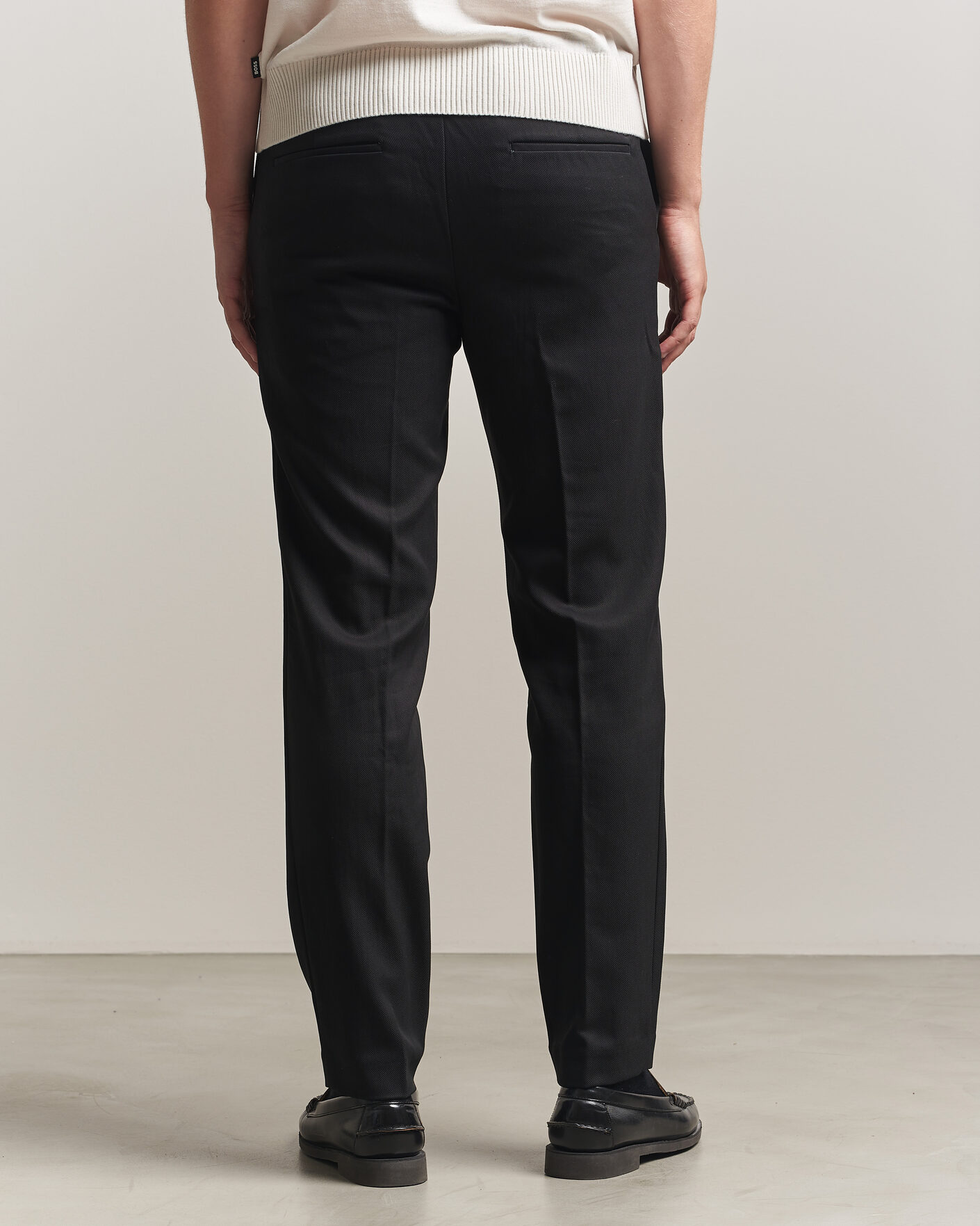 Hombres | Pantalones | BOSS BLACK | Kane Drawstring Trousers Black