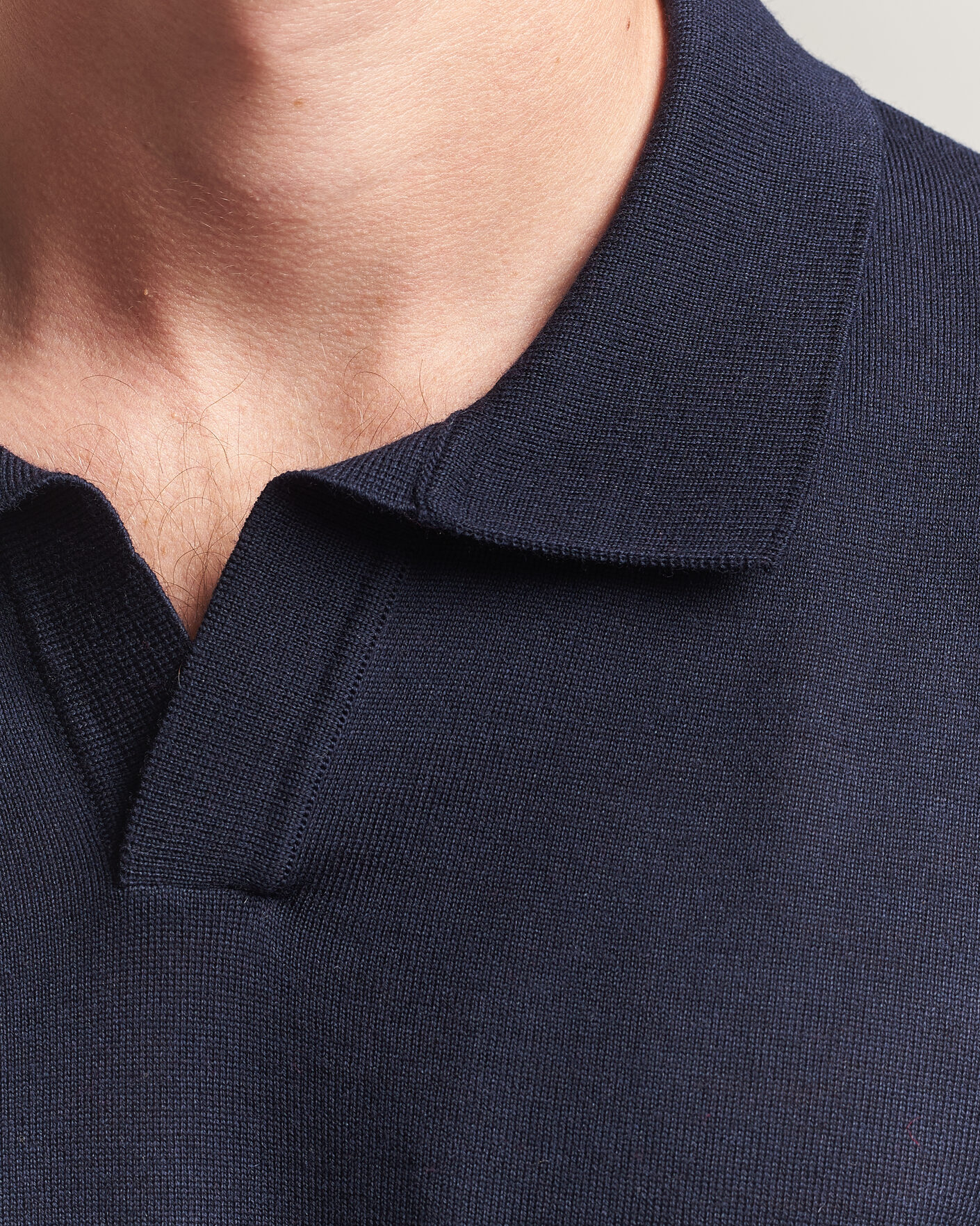 Hombres | Polos | BOSS BLACK | Lantoni Knitted Polo Dark Blue