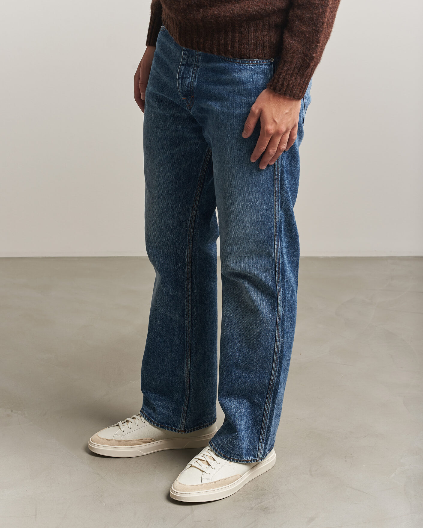 Hombres | Zapatillas | BOSS BLACK | Kieran Leather/Suede Sneaker Open White