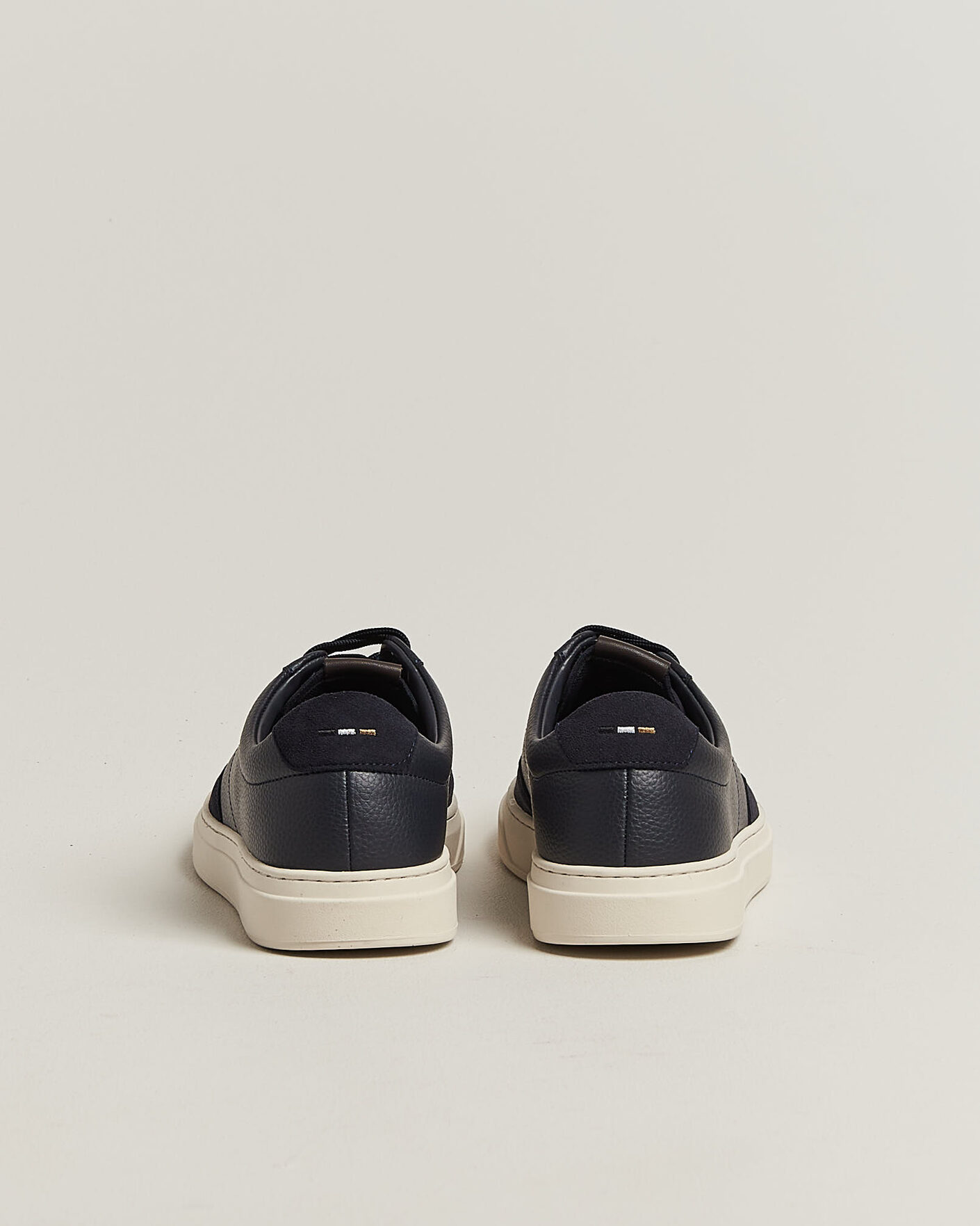 Hombres | Zapatillas | BOSS BLACK | Kieran Leather/Suede Sneaker Dark Blue