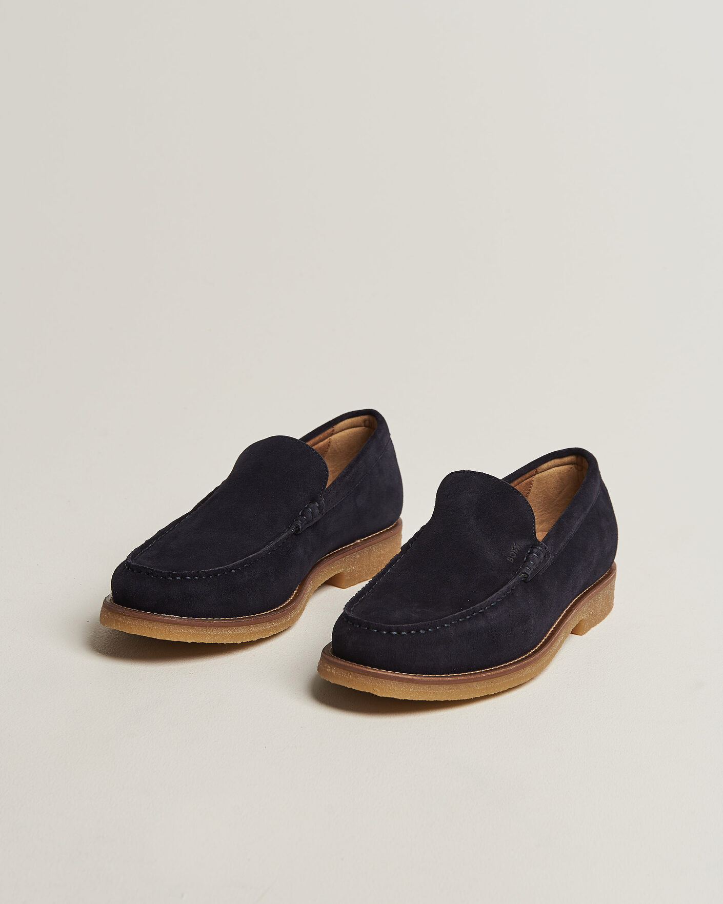 Hombres | Mocasines | BOSS BLACK | Kope Suede Moccasin Dark Blue