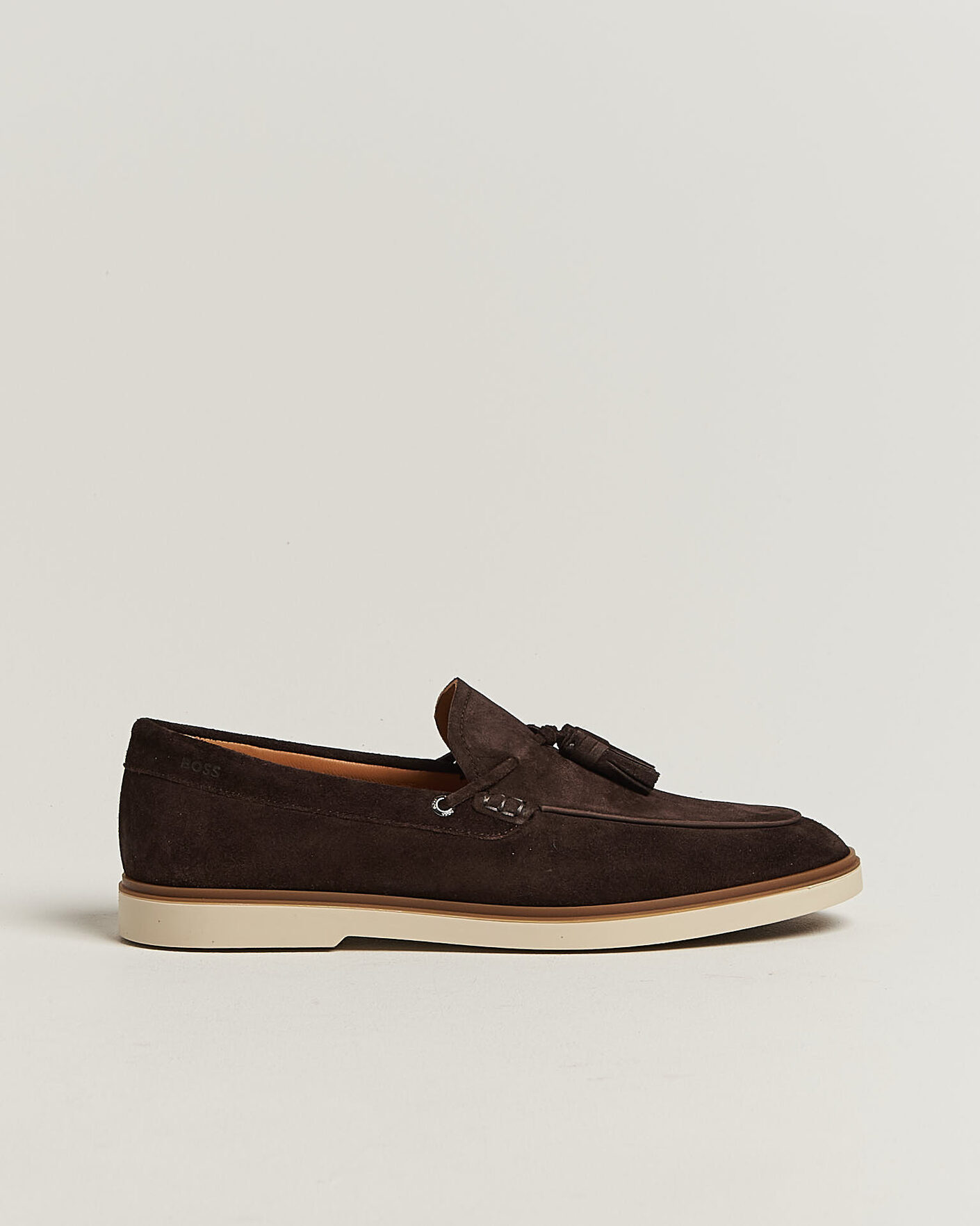 Hombres | Mocasines | BOSS BLACK | Hedley Suede Tassle Loafer Dark Brown
