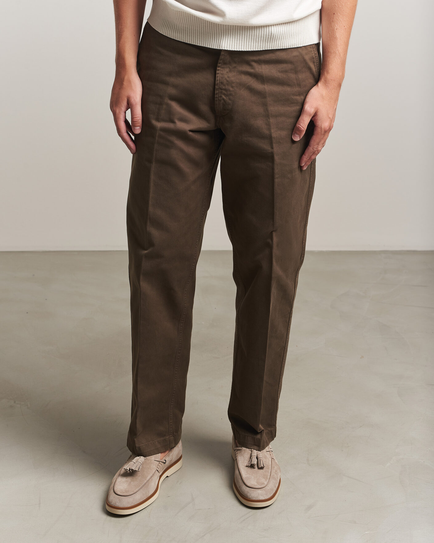 Hombres | Mocasines | BOSS BLACK | Hedley Suede Tassle Loafer Dark Beige