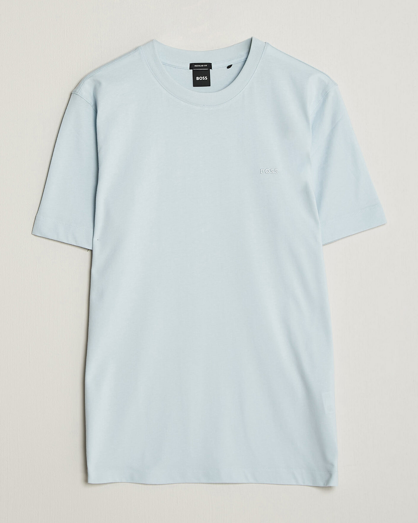 Hombres | Camisetas | BOSS BLACK | Thompson Crew Neck T-Shirt Open Blue