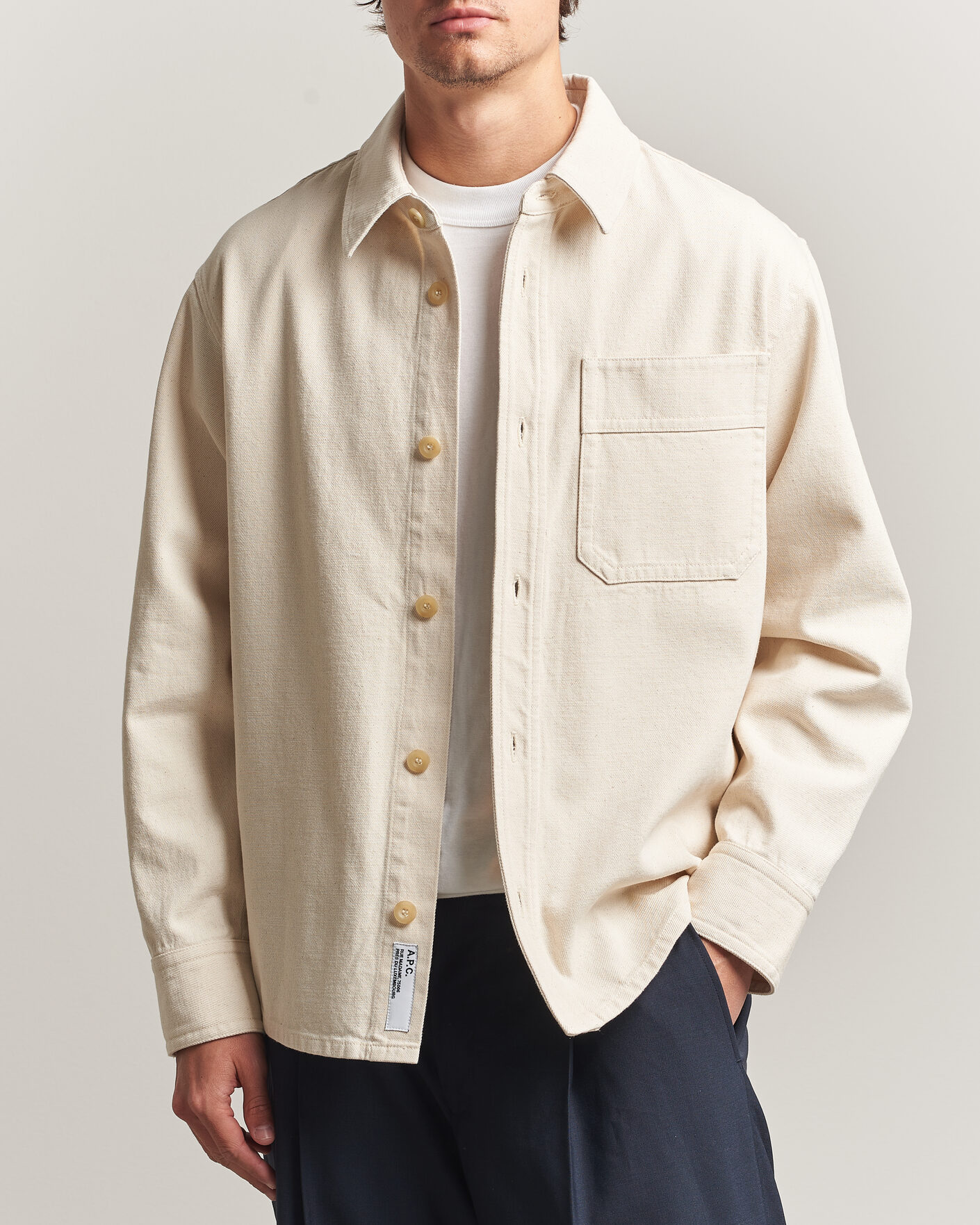 Hombres | Camisas | A.P.C. | Basile Overshirt Off White