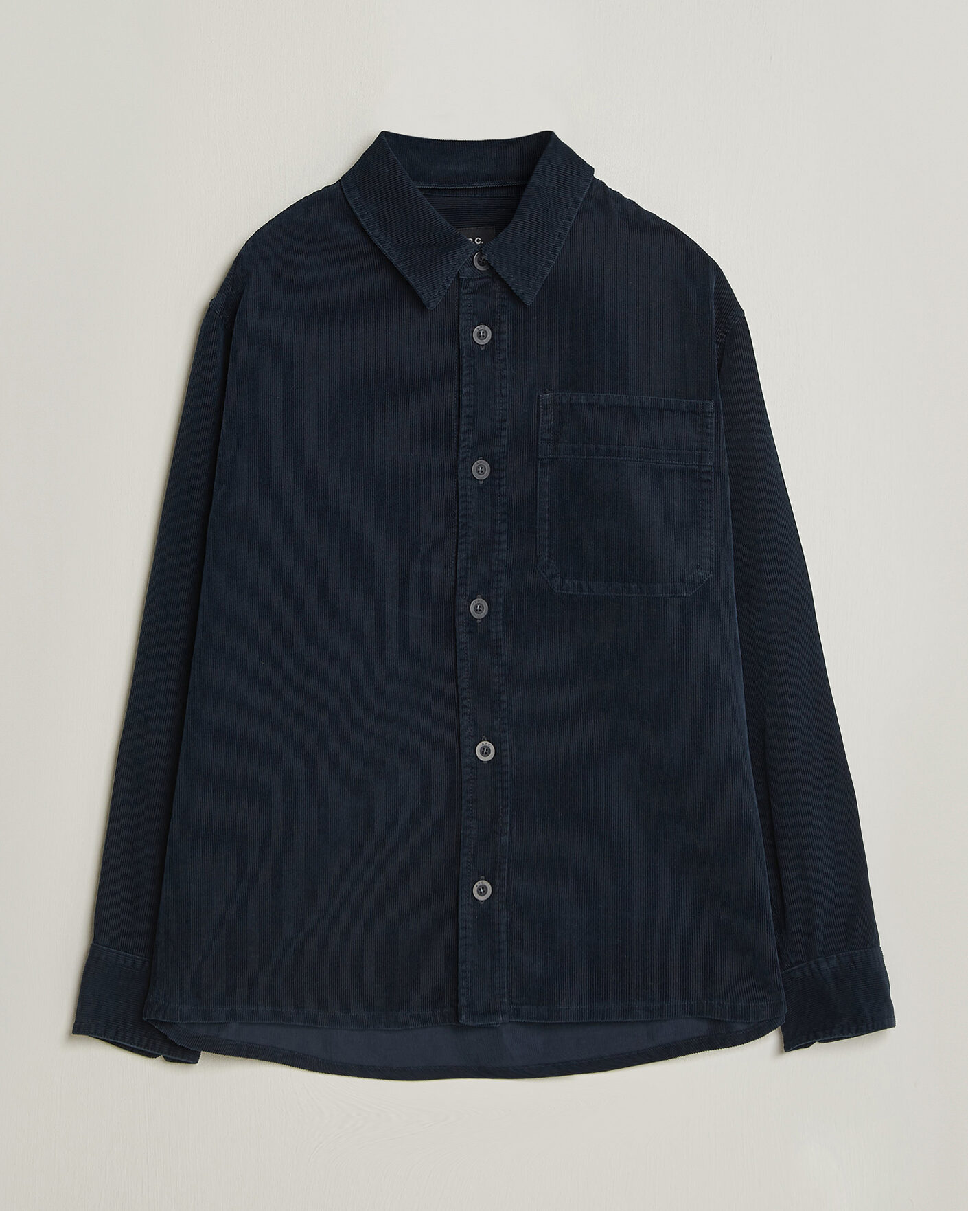 Hombres | Camisas | A.P.C. | Basile Corduroy Overshirt Dark Navy