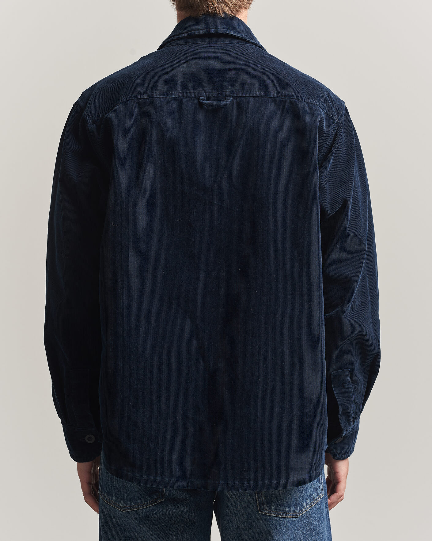 Hombres | Camisas | A.P.C. | Basile Corduroy Overshirt Dark Navy