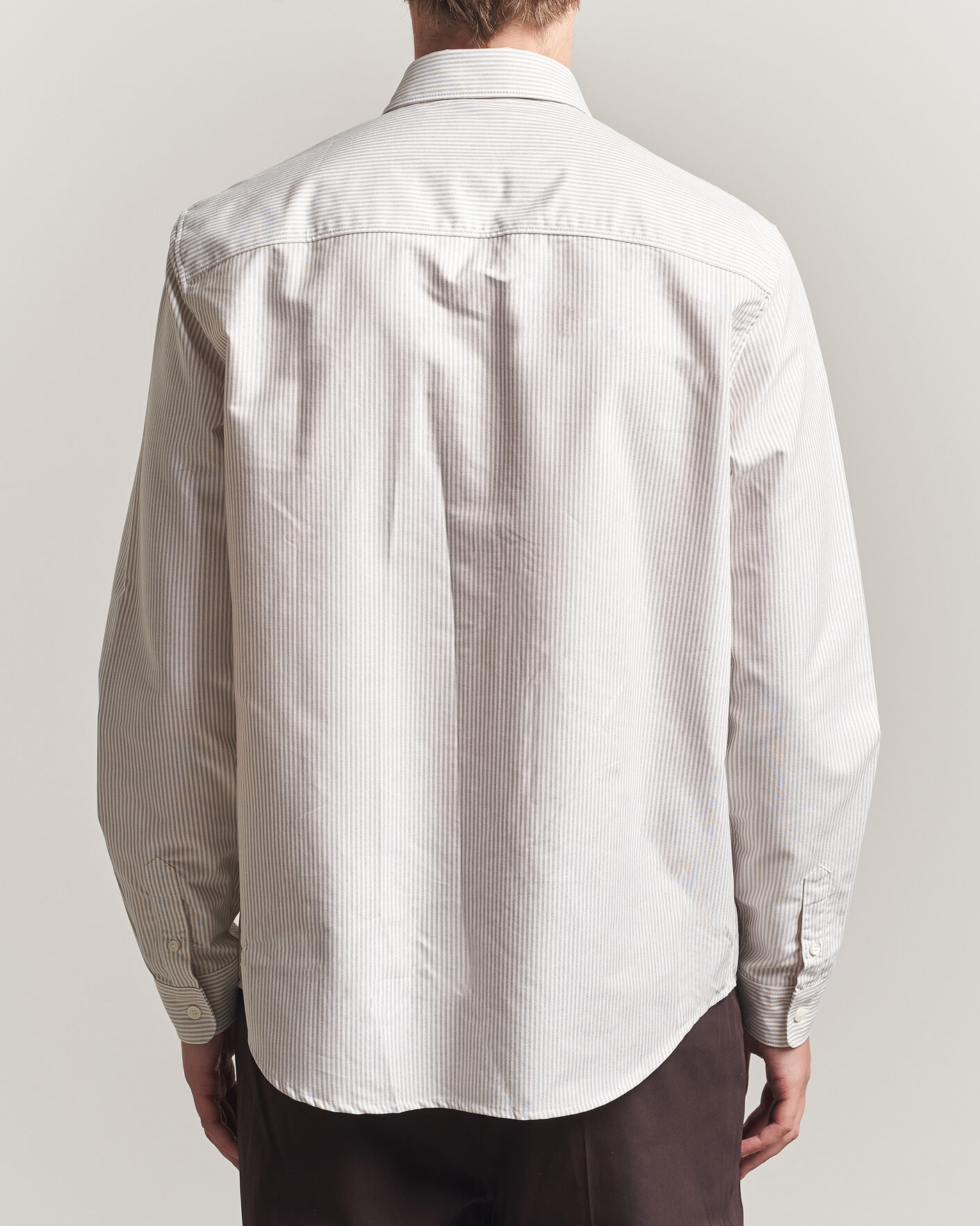 Hombres | Camisas | A.P.C. | Greg Striped Oxford Shirt Beige/White