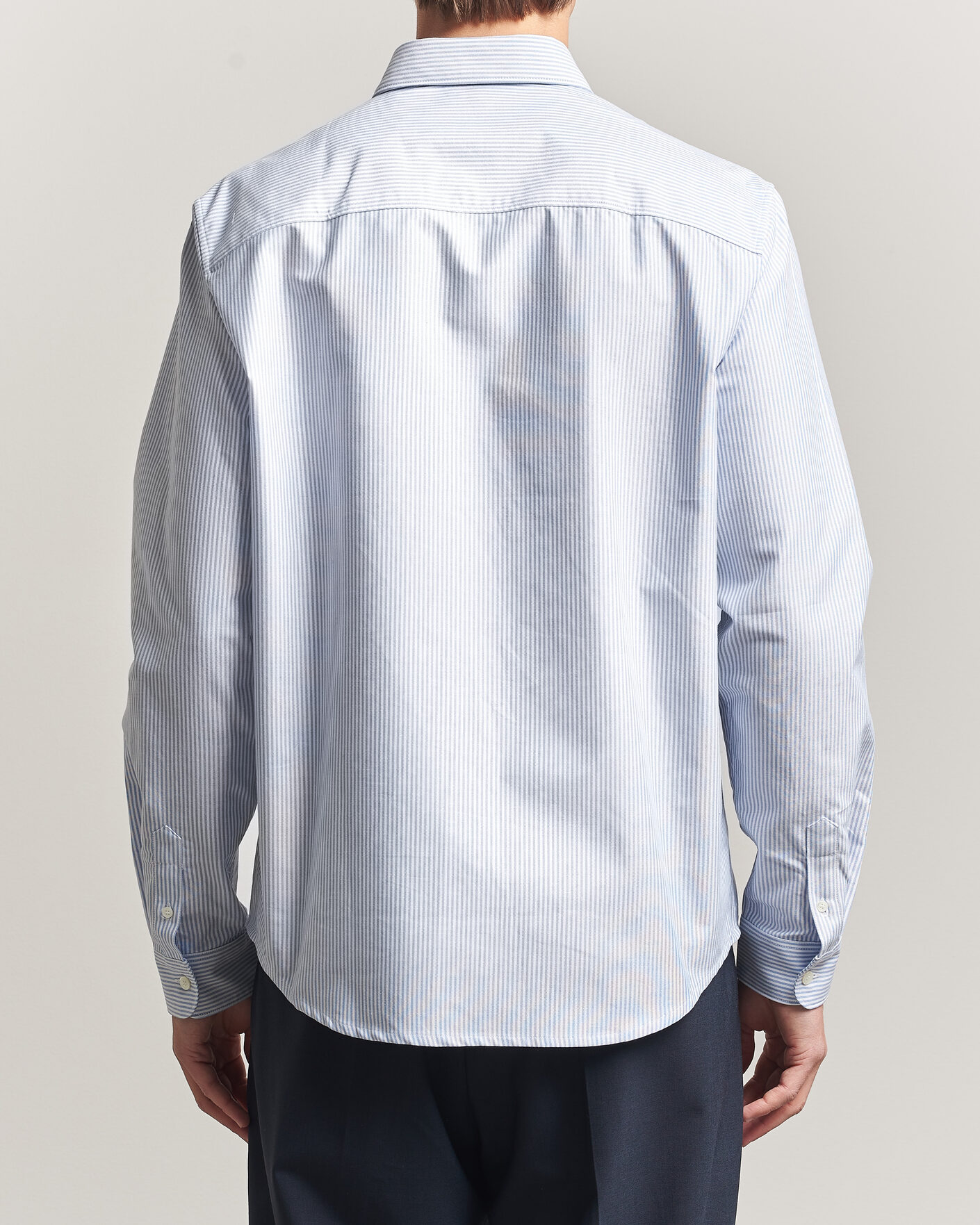 Hombres | Camisas | A.P.C. | Greg Striped Oxford Shirt Blue/White