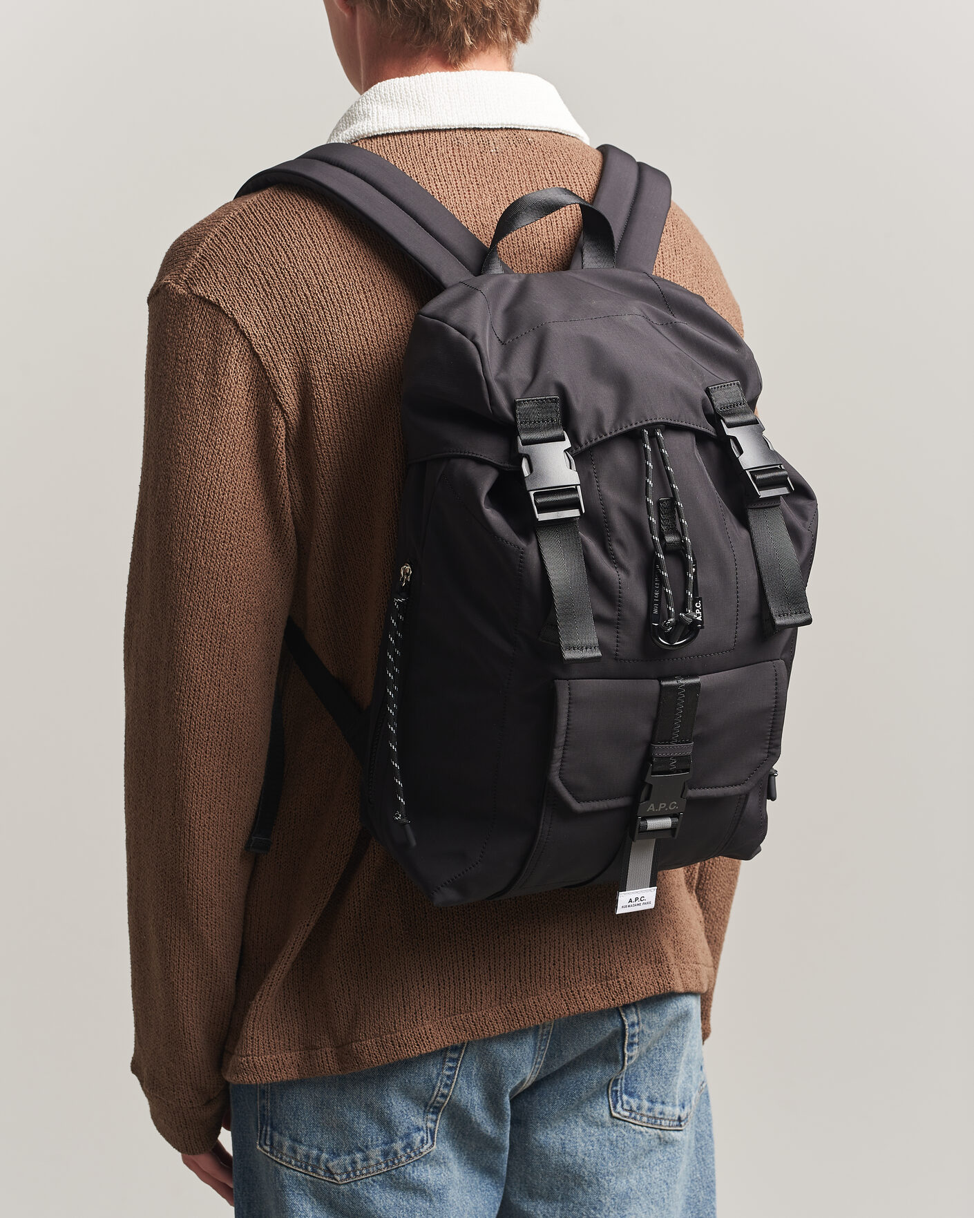 Hombres | Bolsos | A.P.C. | Trek Backpack Black