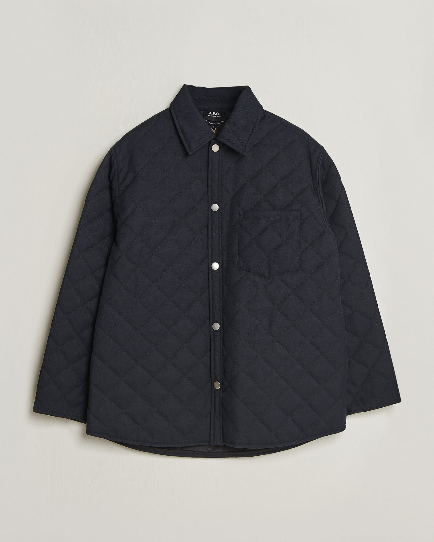 Hombres | Abrigos y chaquetas | A.P.C. | Georges Quilted Jacket Dark Navy