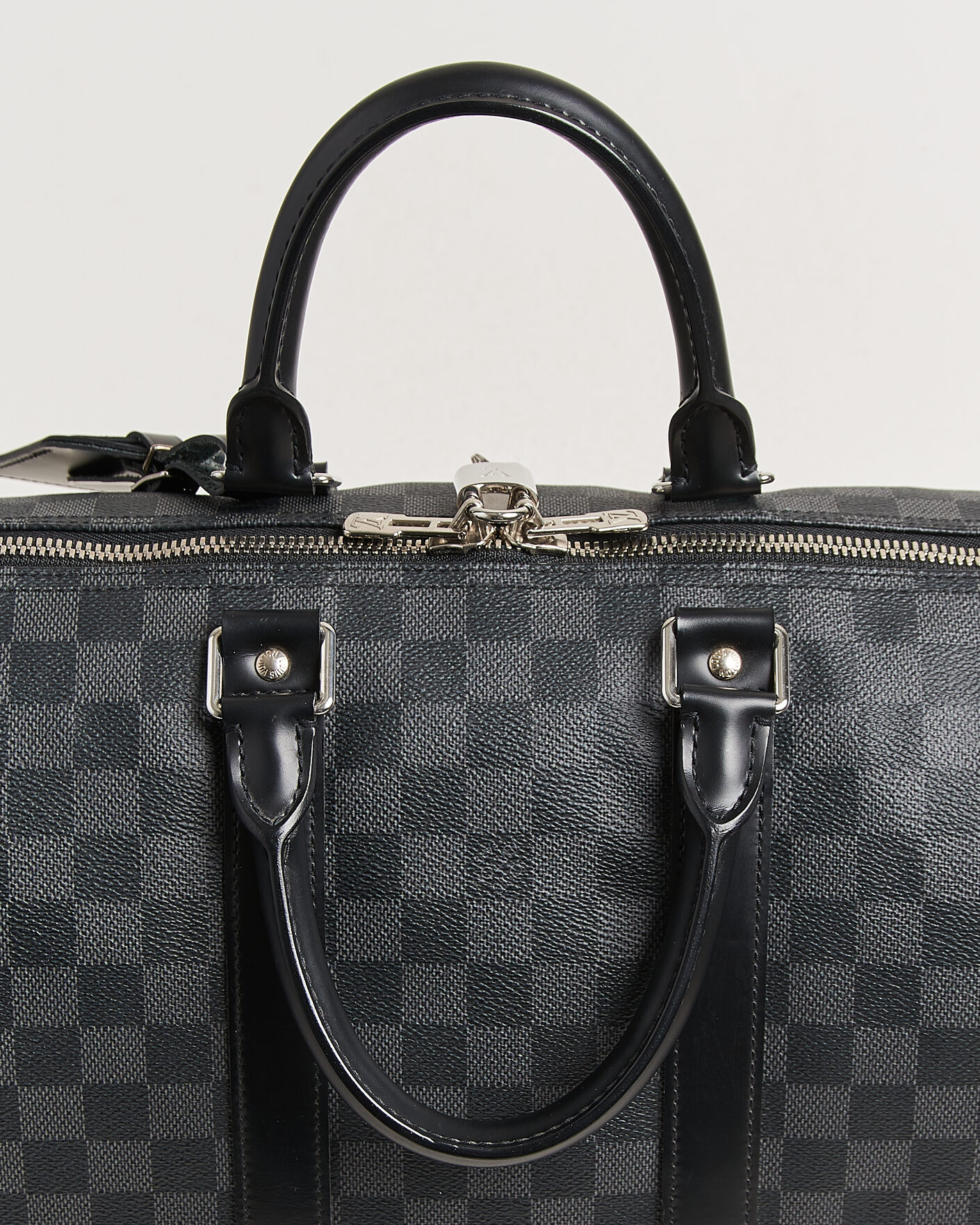 Hombres | Pre-Owned & Vintage Bags | Louis Vuitton Pre-Owned | Keepall Bandouliére 45 Damier Graphite