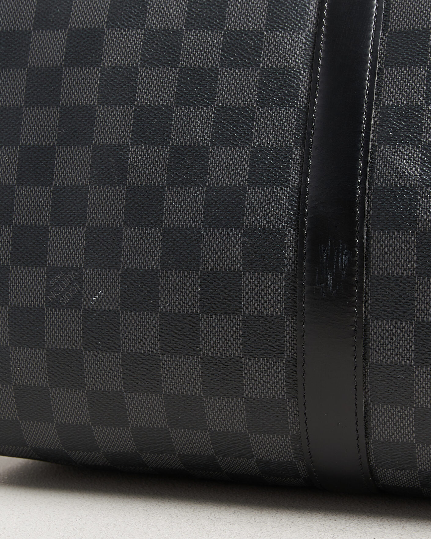 Hombres | Pre-Owned & Vintage Bags | Louis Vuitton Pre-Owned | Keepall Bandouliére 45 Damier Graphite