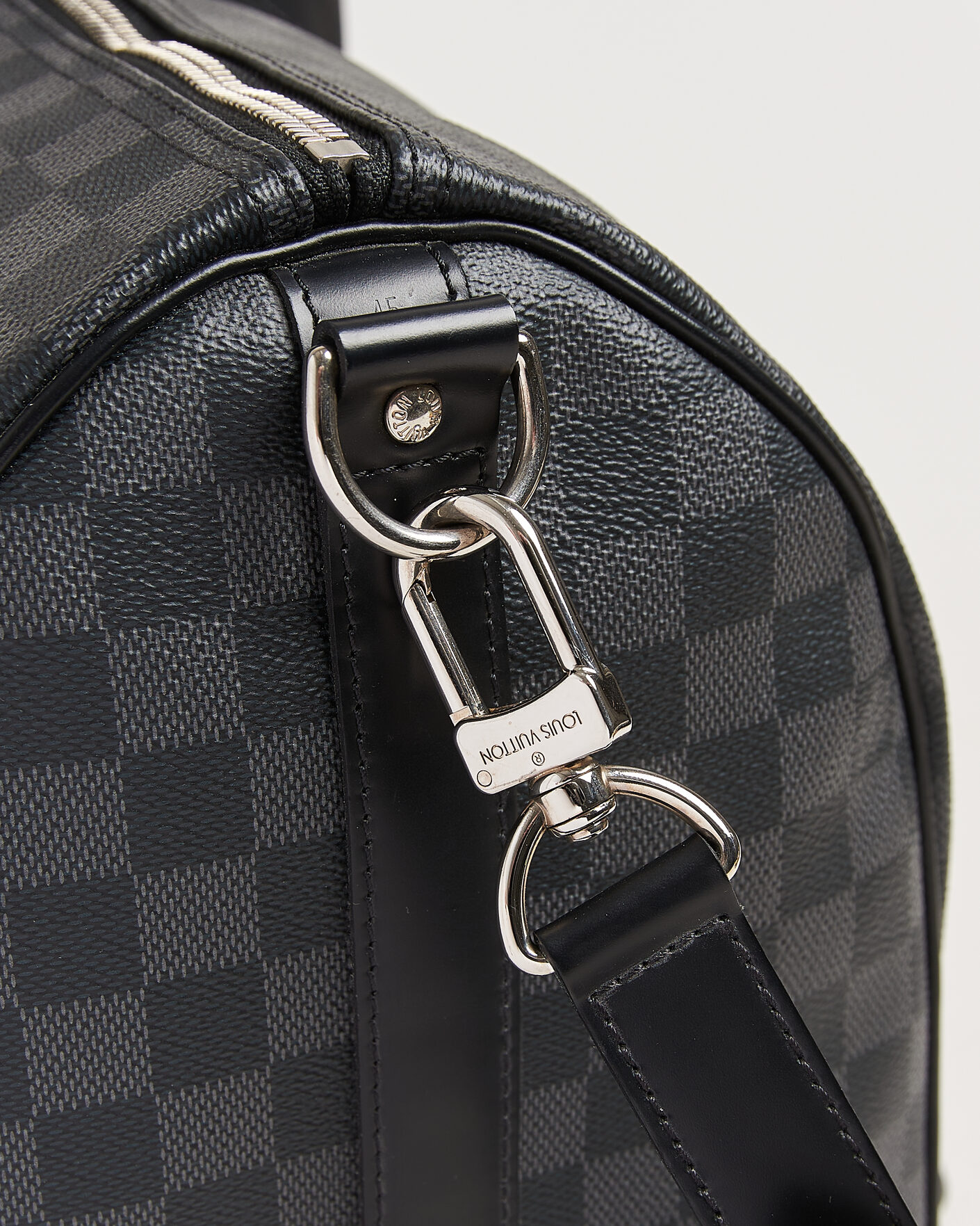Hombres | Pre-Owned & Vintage Bags | Louis Vuitton Pre-Owned | Keepall Bandouliére 45 Damier Graphite