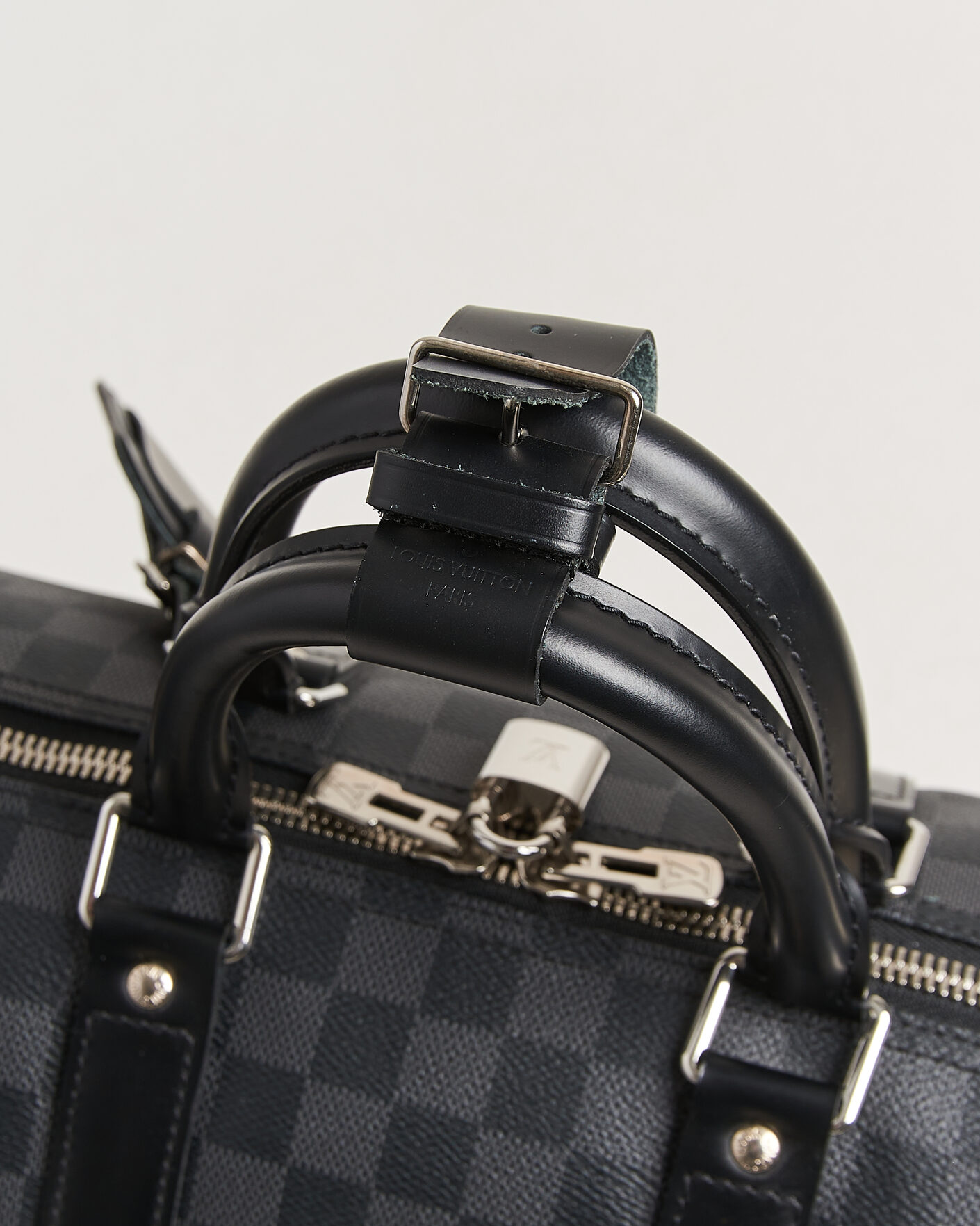 Hombres | Pre-Owned & Vintage Bags | Louis Vuitton Pre-Owned | Keepall Bandouliére 45 Damier Graphite