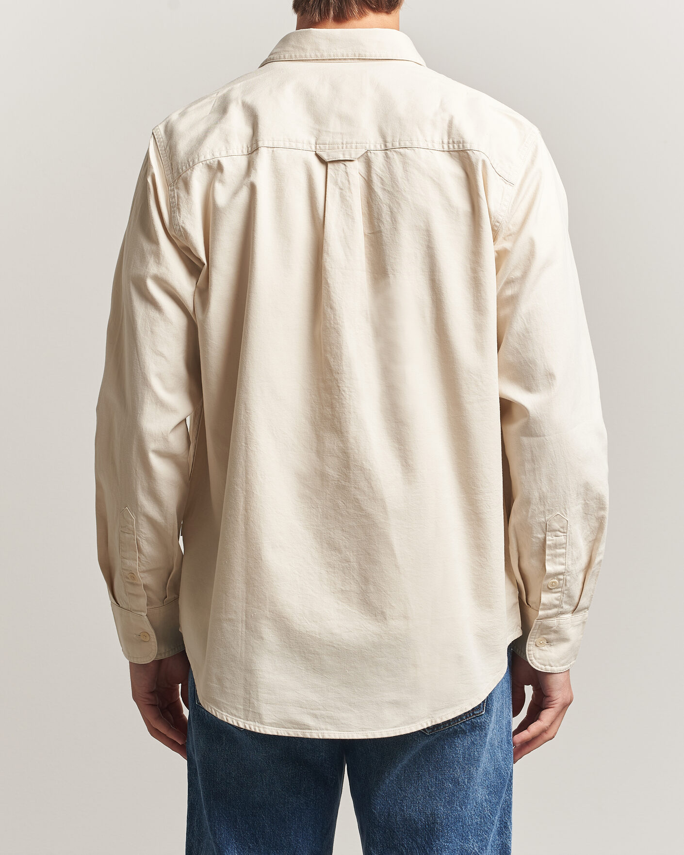 Hombres | Camisas | NN07 | Colby Twill Overshirt Ivory